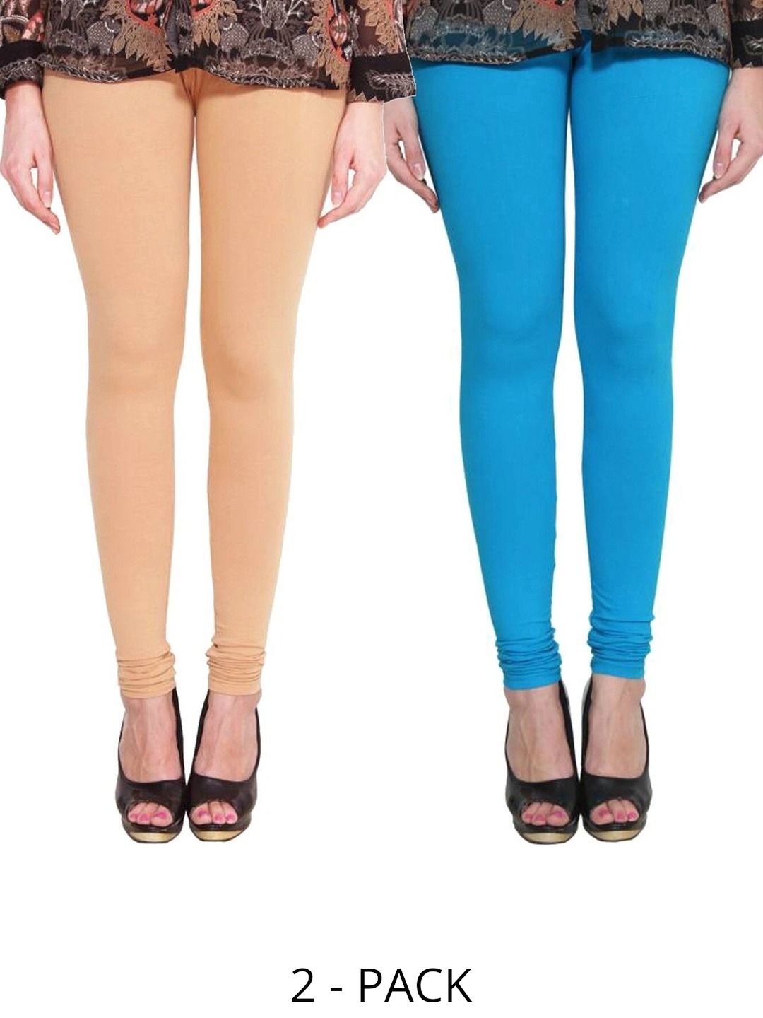 Clarita Pack of 2 Ankle Length Leggings-picture-41