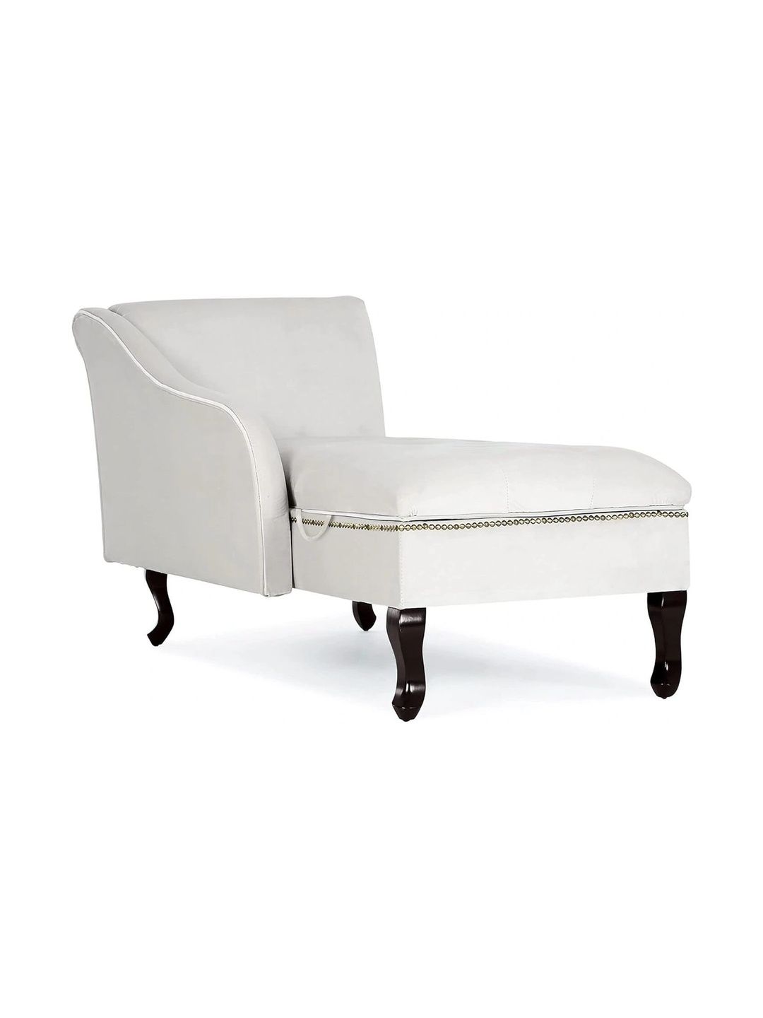 INDIAWOODMART White Wooden 2 Seater Sofa-image-30