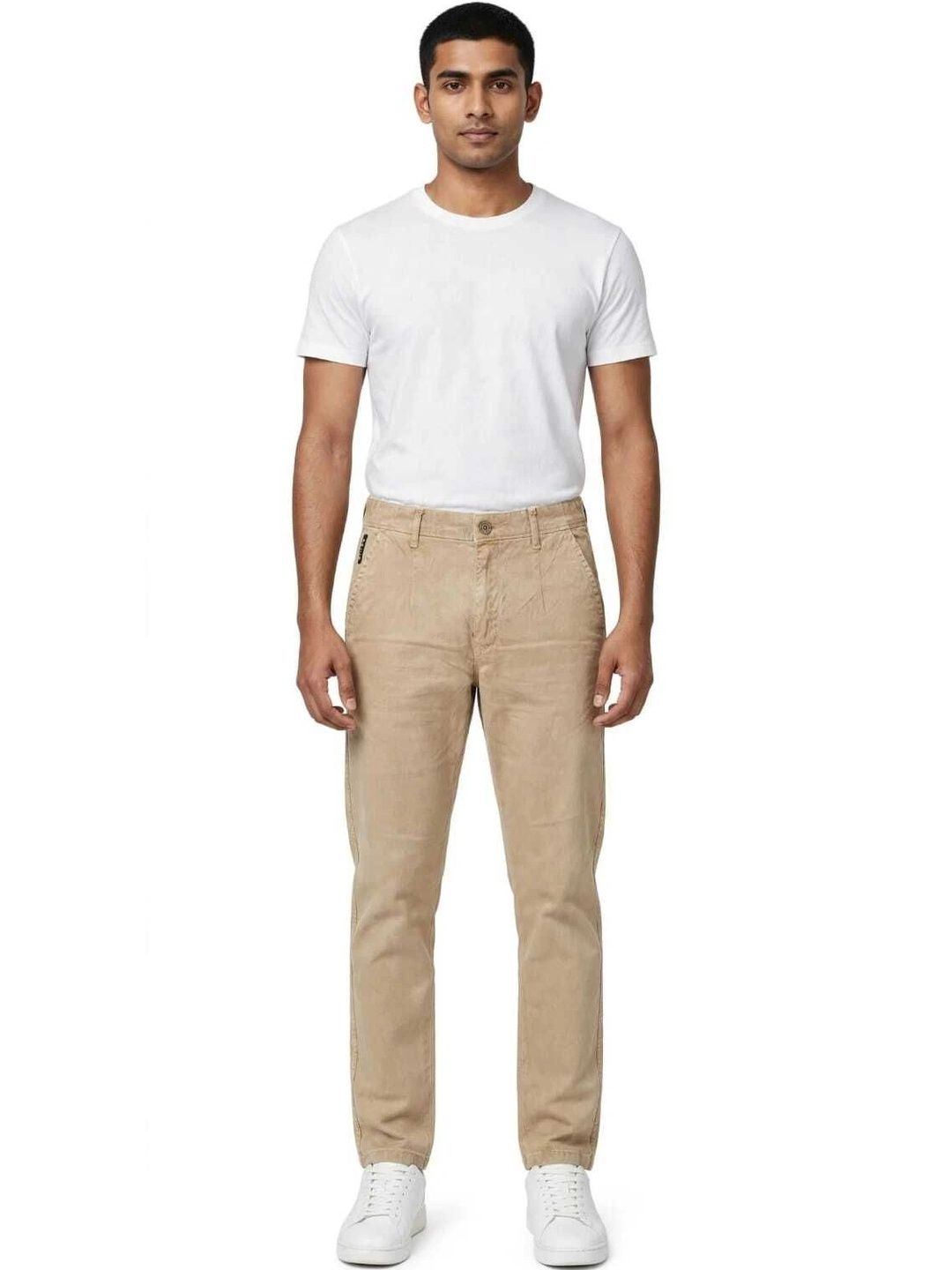 ONFIRE Men Textured Smart Easy Wash Trousers-picture-25