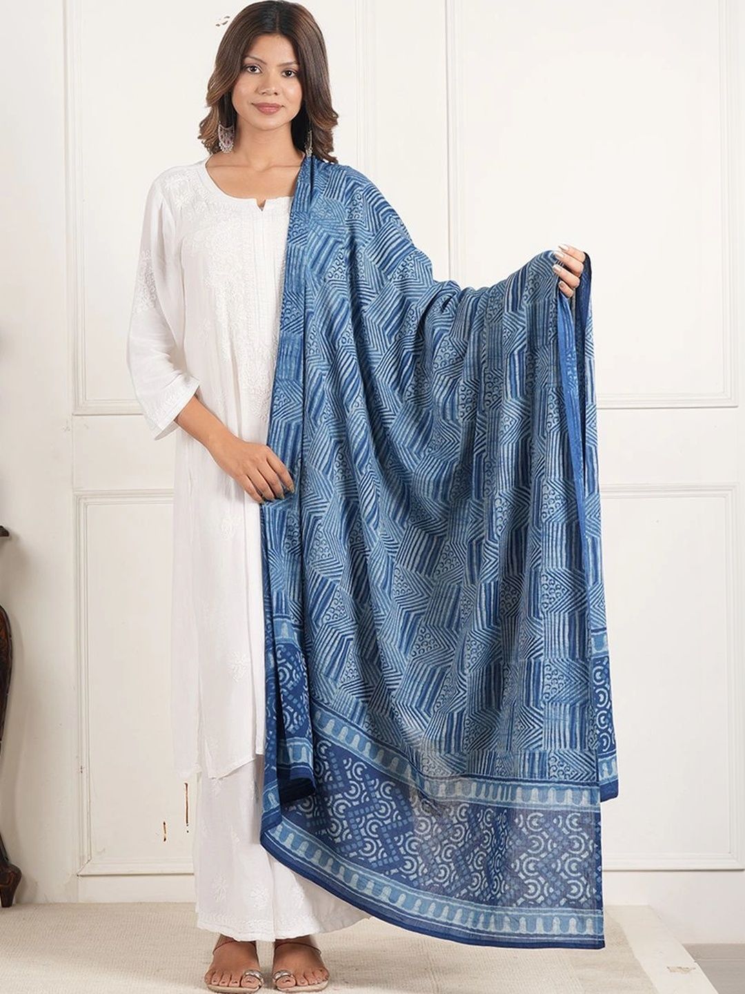Style Shoes Printed Pure Cotton Block Print Dupatta-picture-20