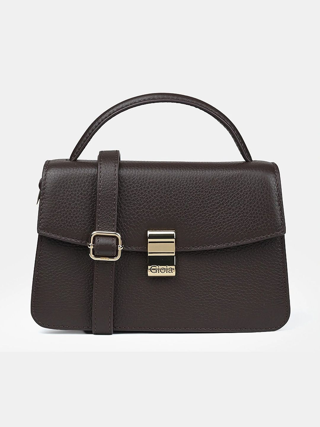 GIOIA Textured Leather Structured Handheld Bag-picture-12
