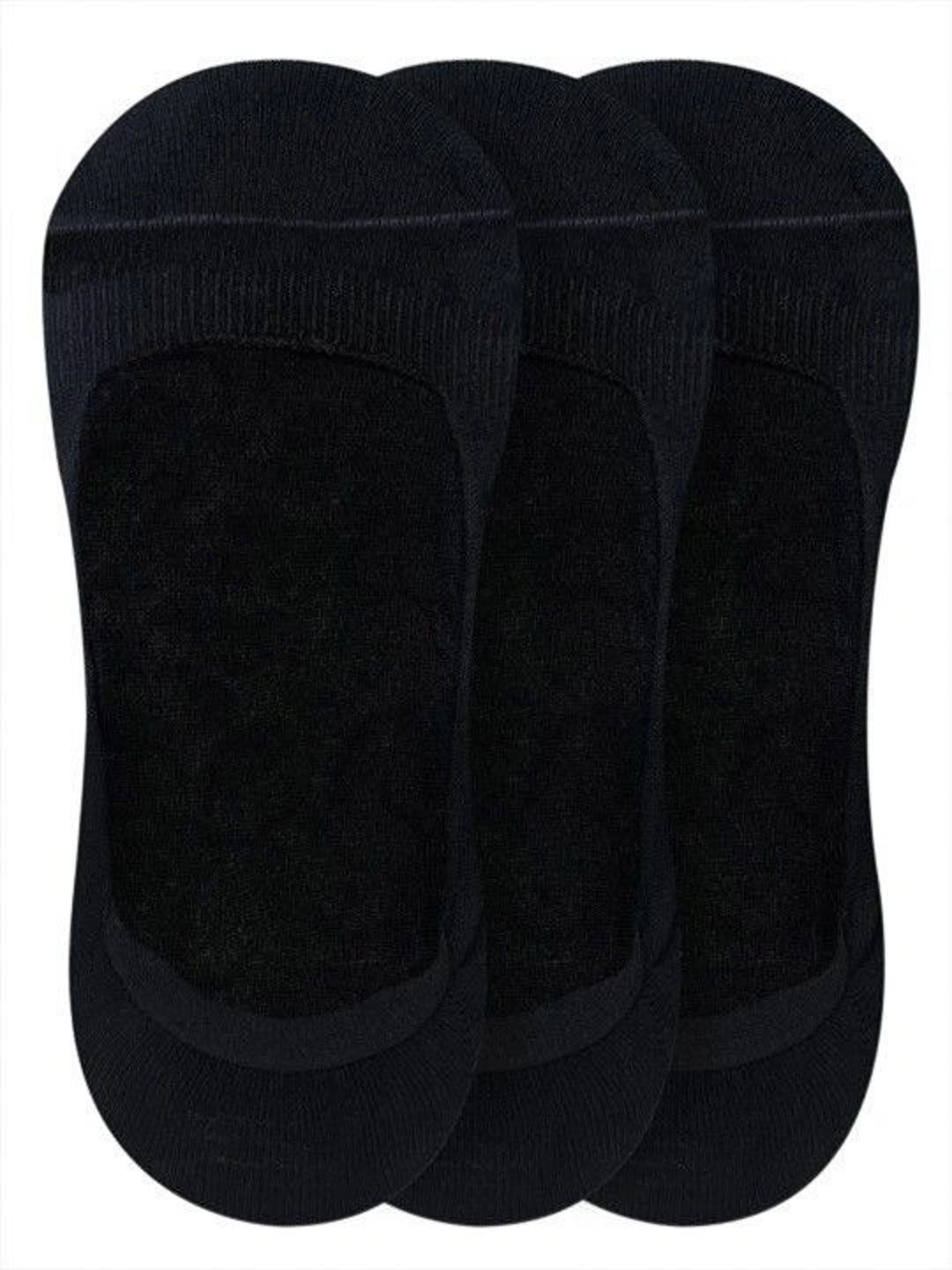 Uptakers Unisex Pack of 3 Cotton Shoe Liners Socks-picture-52