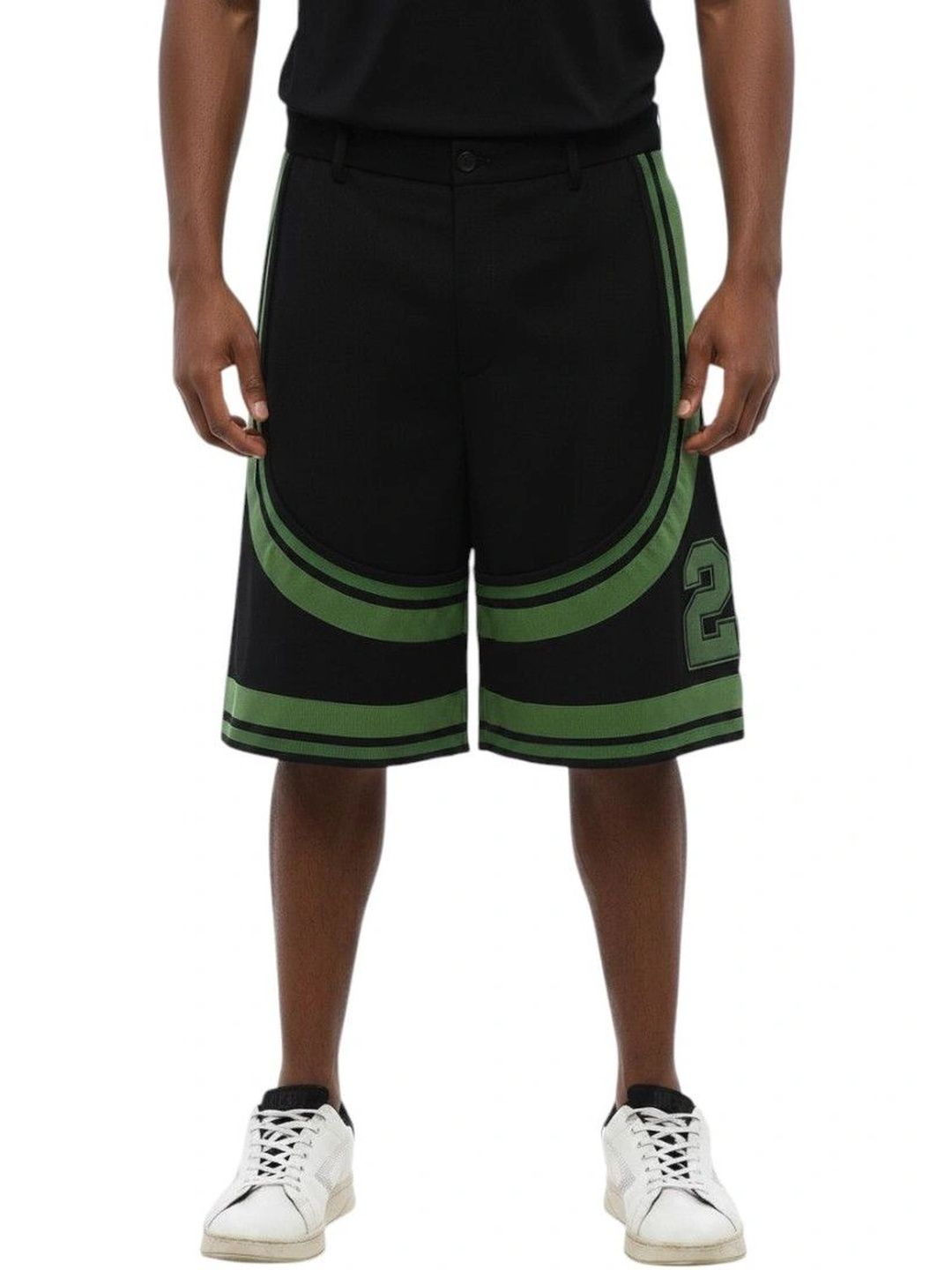 Off-White Men Colourblocked Training or Gym Sports Shorts with Technology-picture-39