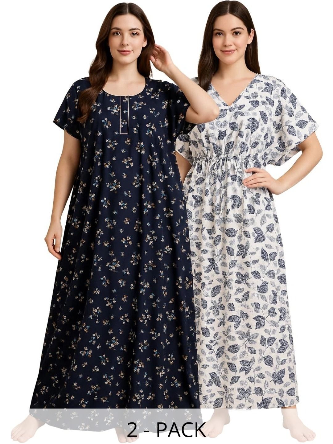 Bahumaan Printed Maxi Nightdress-picture-14