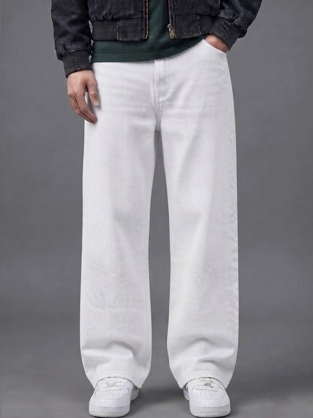 Ds Fashion Men Wide Leg Mid-Rise Jeans-picture-43