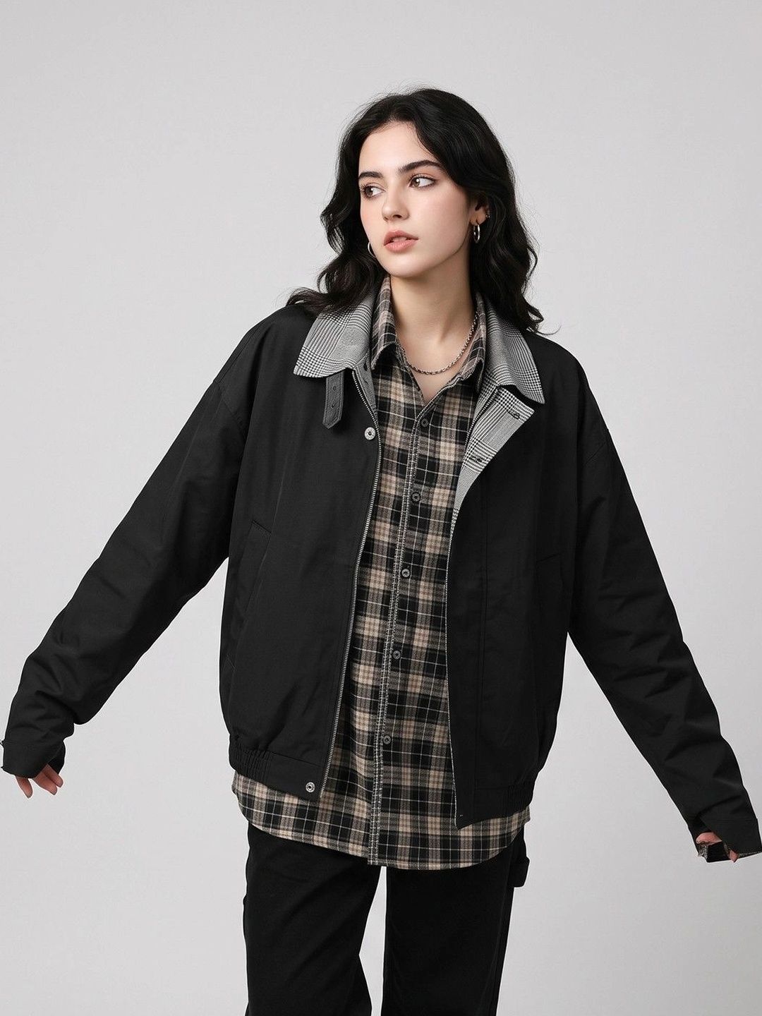 Suo Women Bomber Jacket-picture-43
