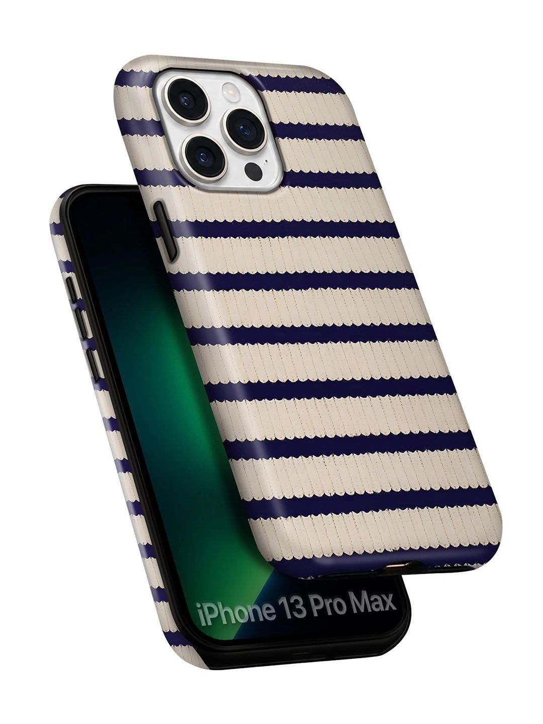 QRIOH Geometric Printed iPhone 13 Pro Max Back Case Mobile Accessories-picture-20