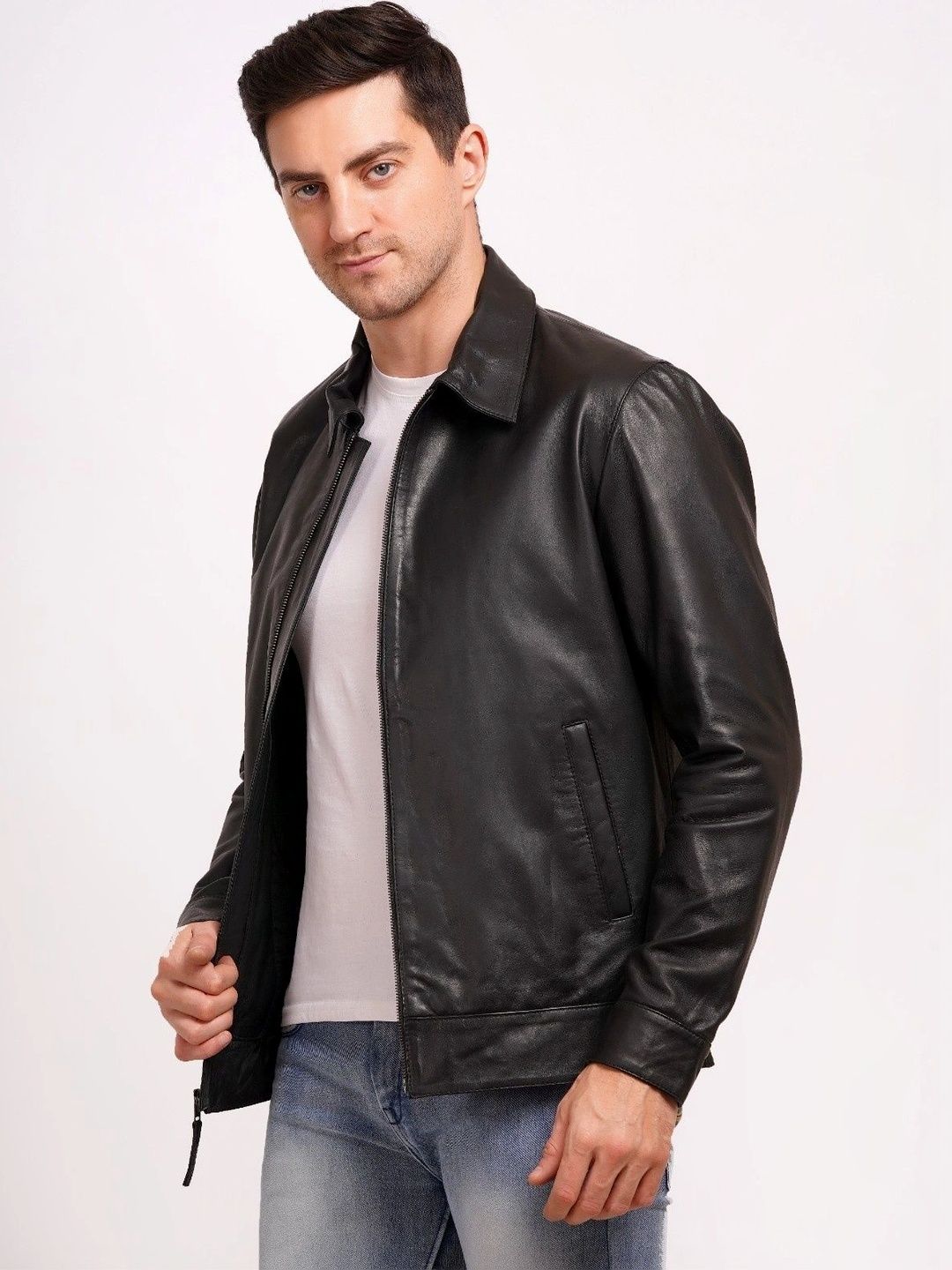 Wonxon international Men Leather Leather Jacket-picture-14