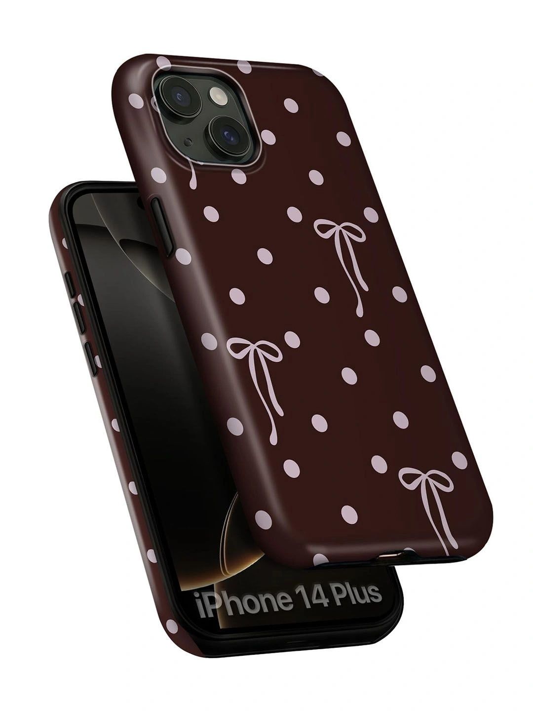 QRIOH Conversational Printed iPhone 14 Plus Back Case Mobile Accessories-image-27
