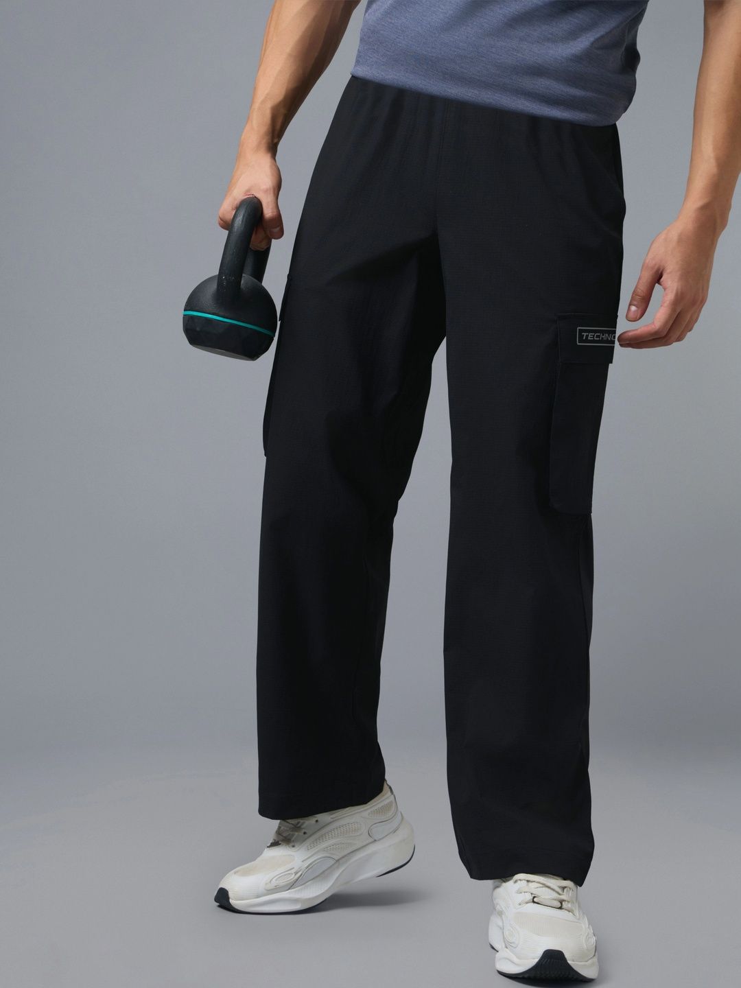 Technosport Men Relaxed Fit Rapid-Dry Training Track Pants-image-23