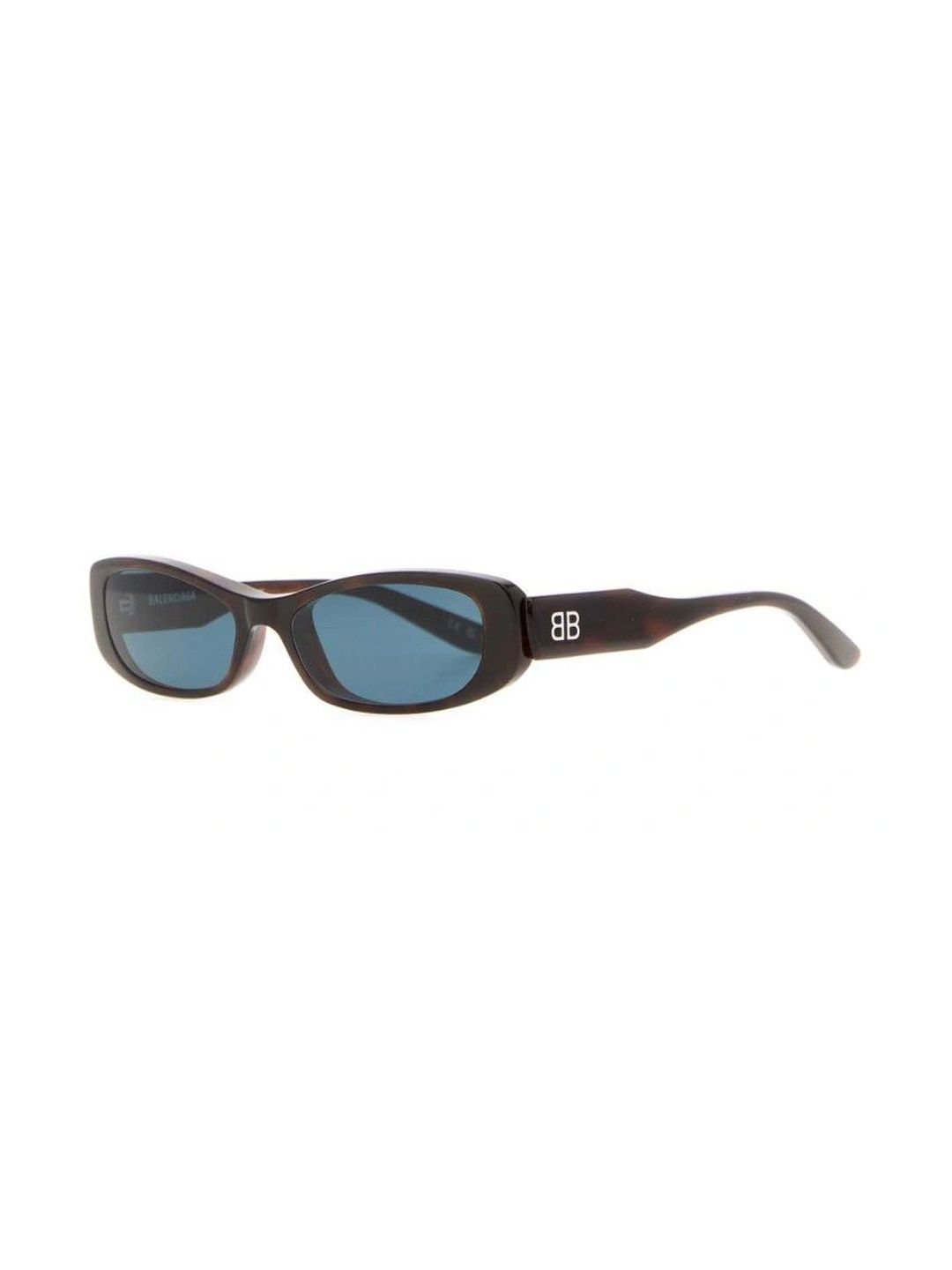 Balenciaga Unisex Blue Lens & Brown Rectangle Sunglasses with-image-29