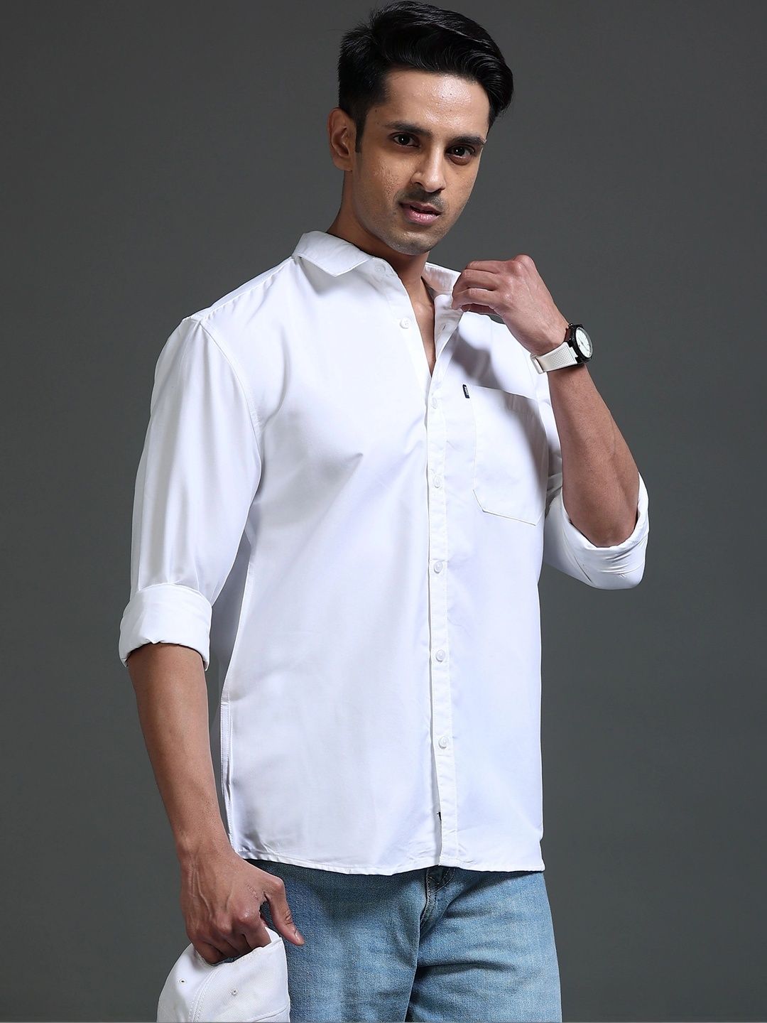 Rope Men Classic Slim Fit Casual Shirt-picture-53