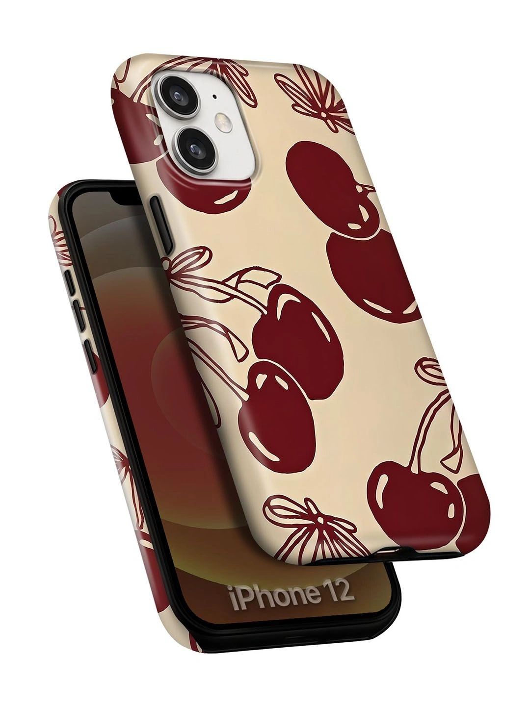 QRIOH Conversational Printed iPhone 12 Back Case Mobile Accessories-picture-31