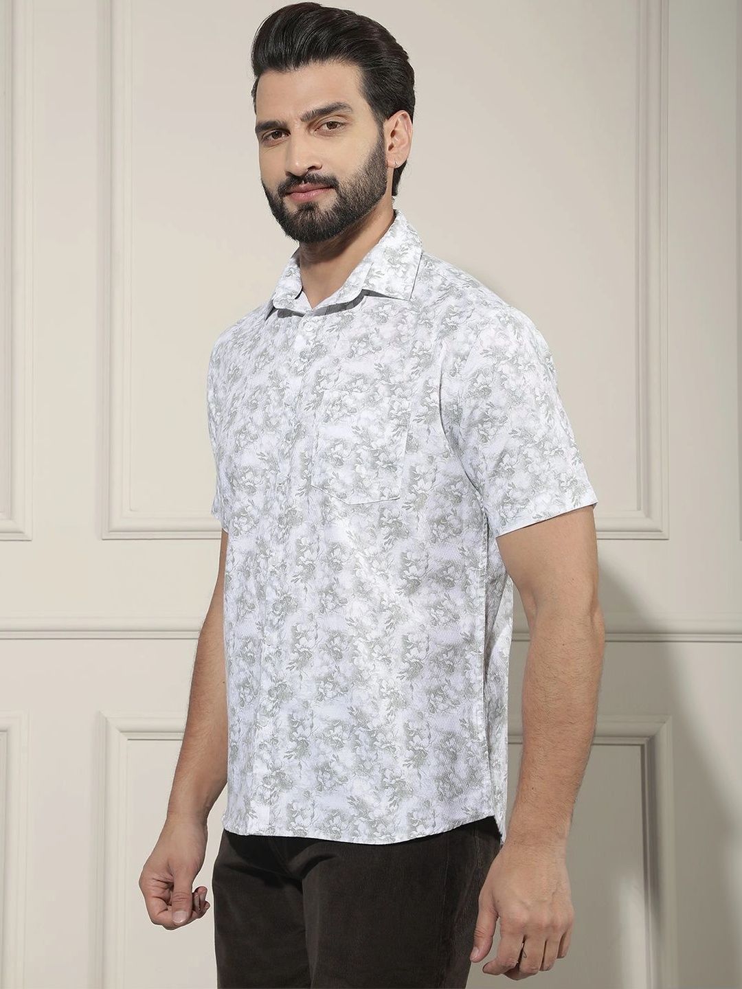 Crimsoune Club Men Slim Fit Printed Casual Shirt-image-39