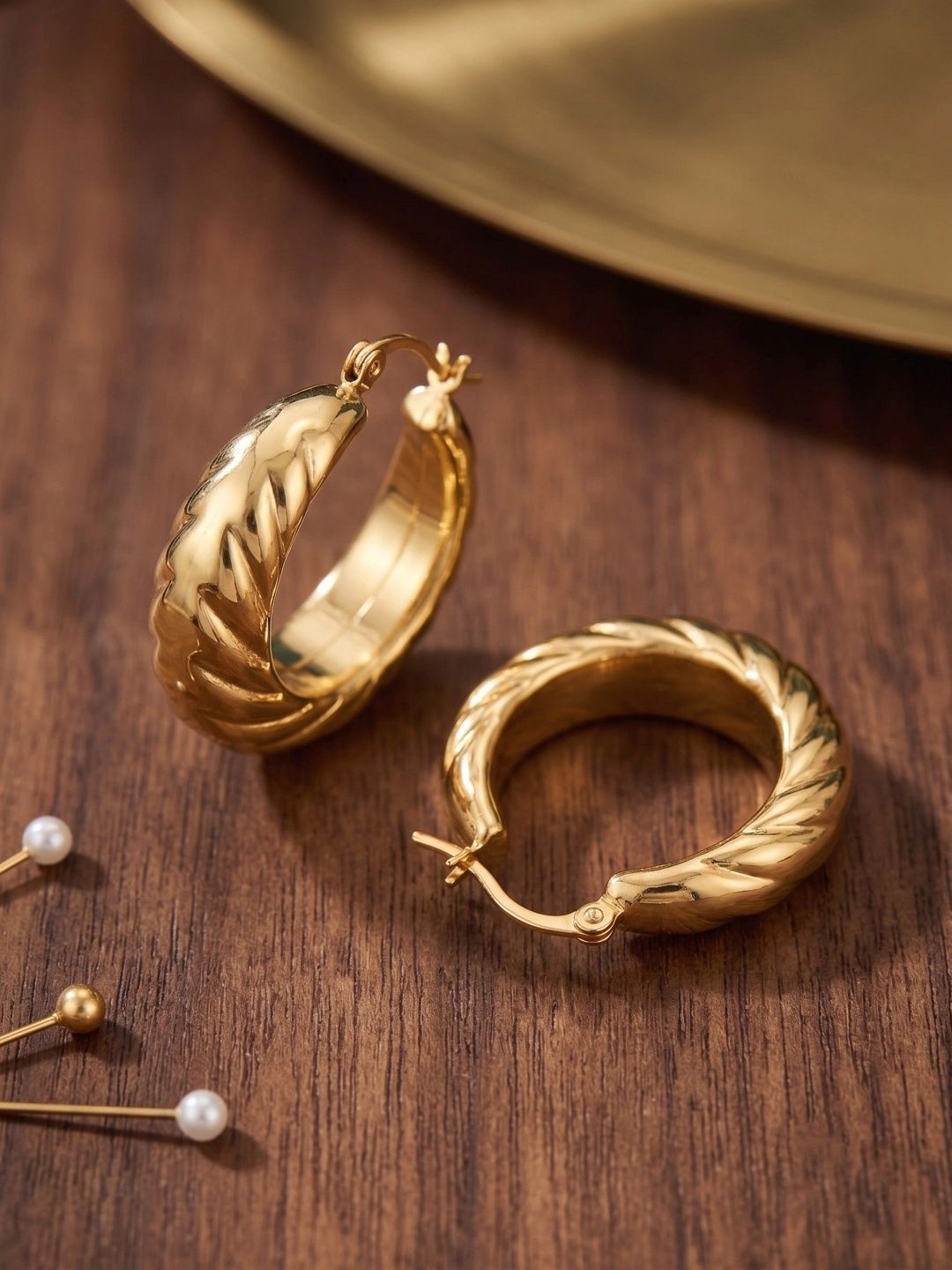 AUTUMN LANE Circular Hoop Earrings-picture-22