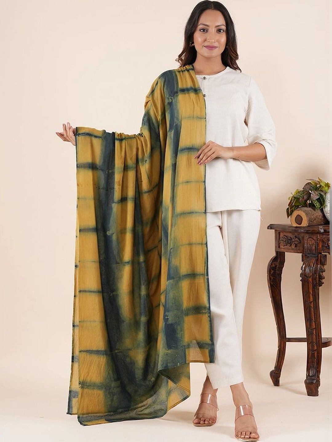 Style Shoes Dyed Pure Cotton Tie and Dye Dupatta-picture-50
