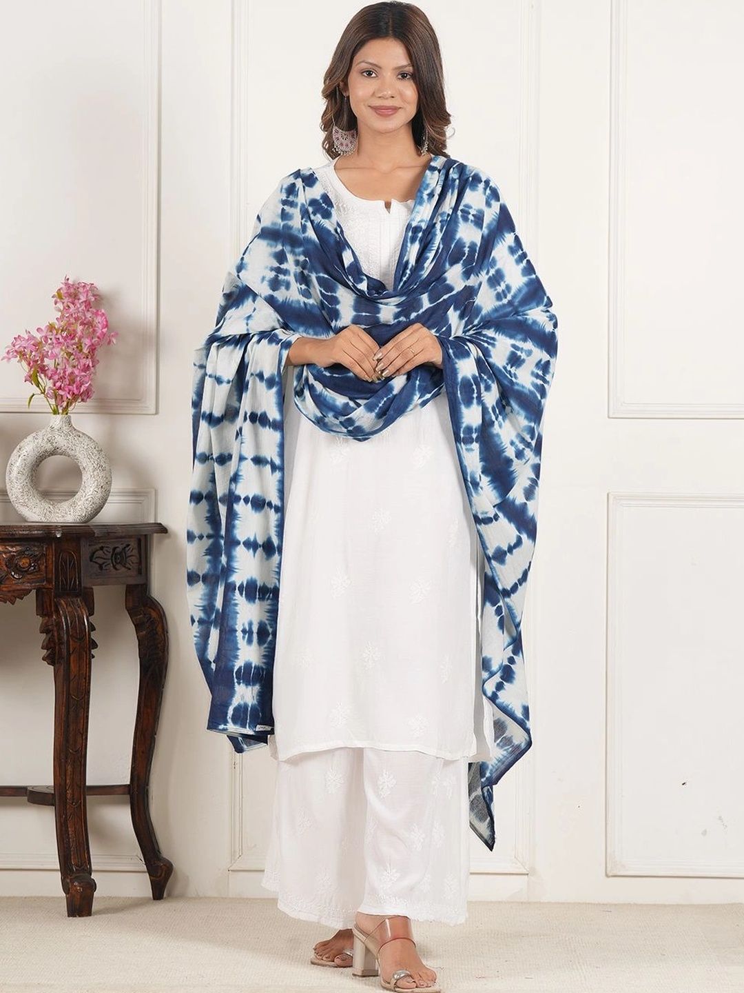 Style Shoes Printed Pure Cotton Tie and Dye Dupatta-picture-24