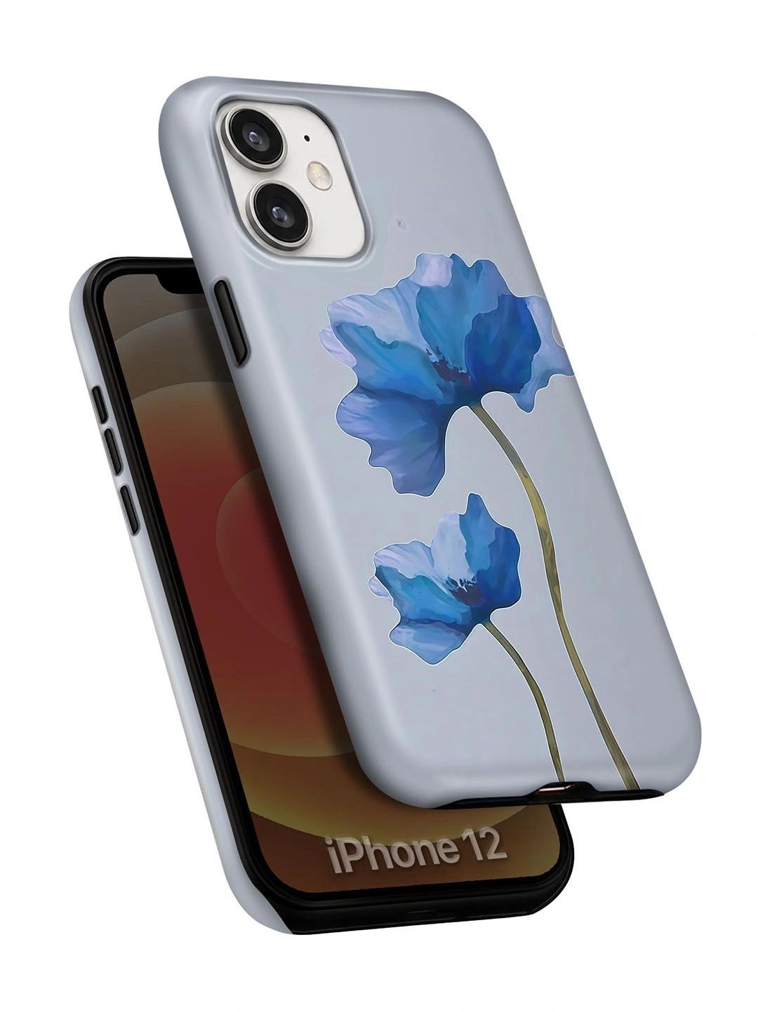 QRIOH Floral Printed iPhone 12 Back Case Mobile Accessories-picture-15