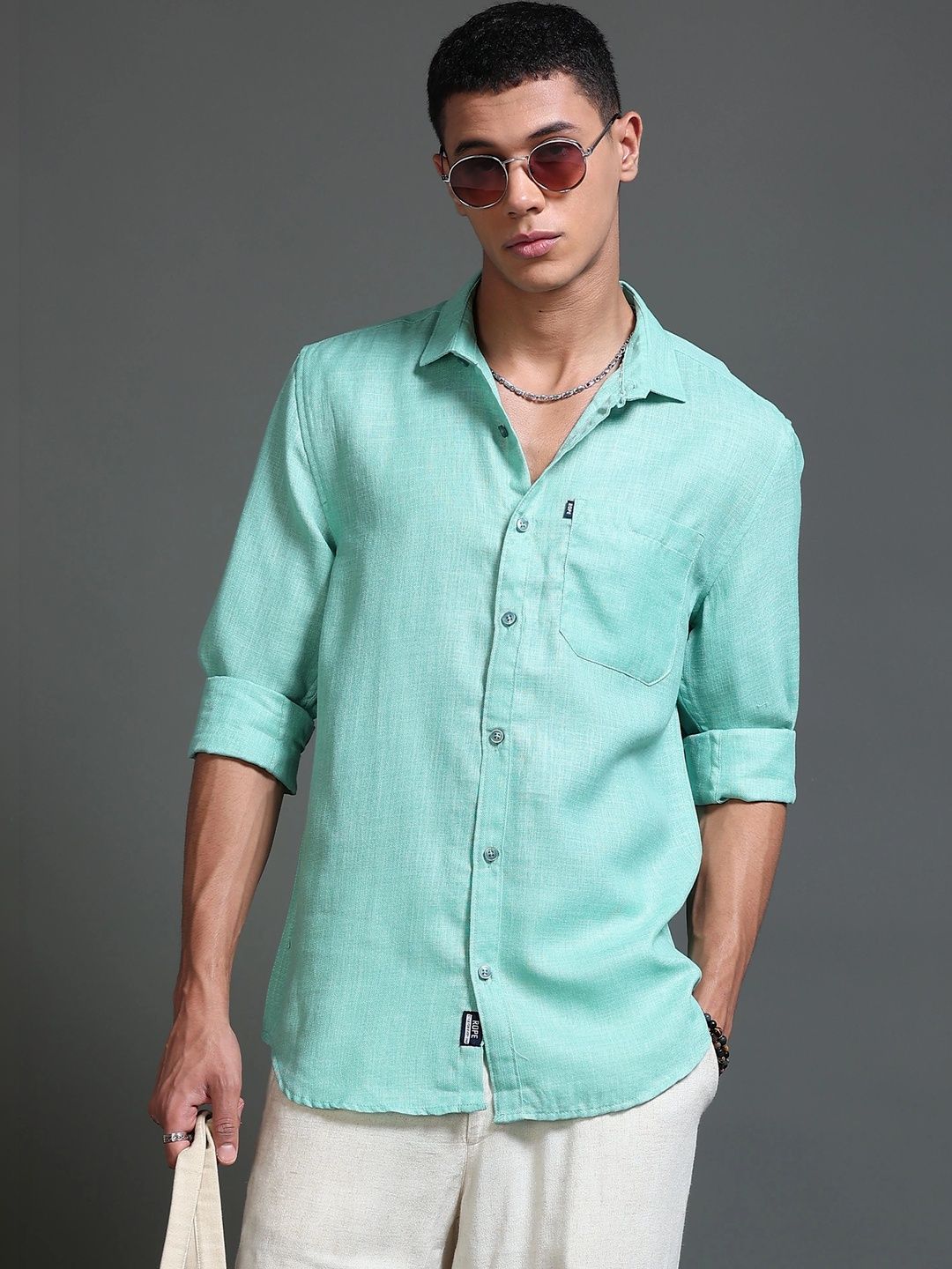 Rope Men Classic Slim Fit Casual Shirt-picture-25