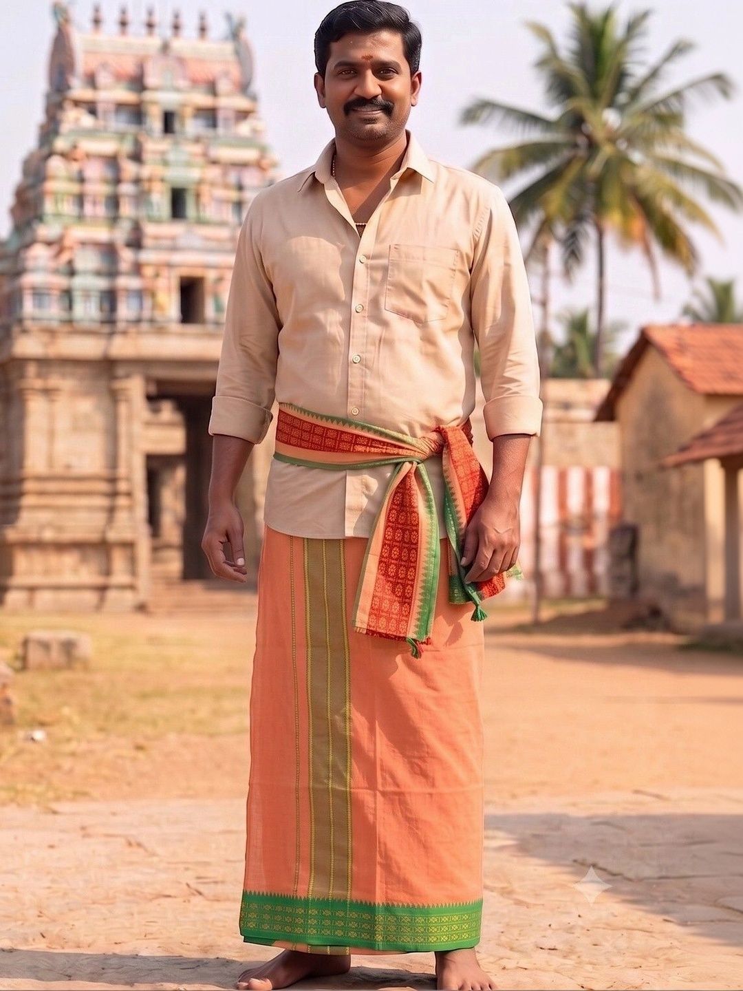 Hornbill Enterprises Men Cotton Dhoti Dhotis-picture-29