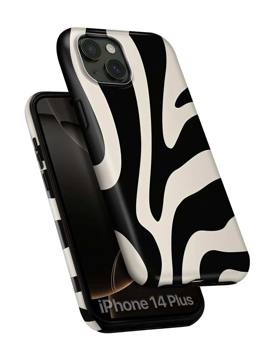 QRIOH Abstract Printed iPhone 14 Plus Back Case Mobile Accessories-picture-22