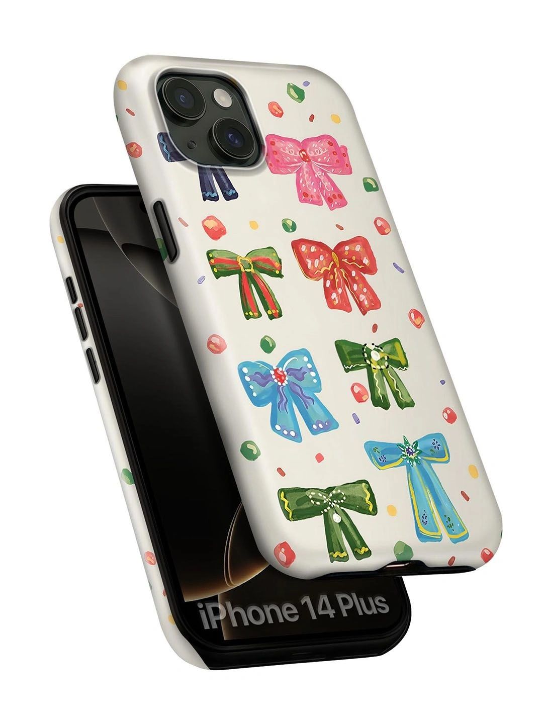 QRIOH Conversational Printed iPhone 14 Plus Back Case Mobile Accessories-picture-12