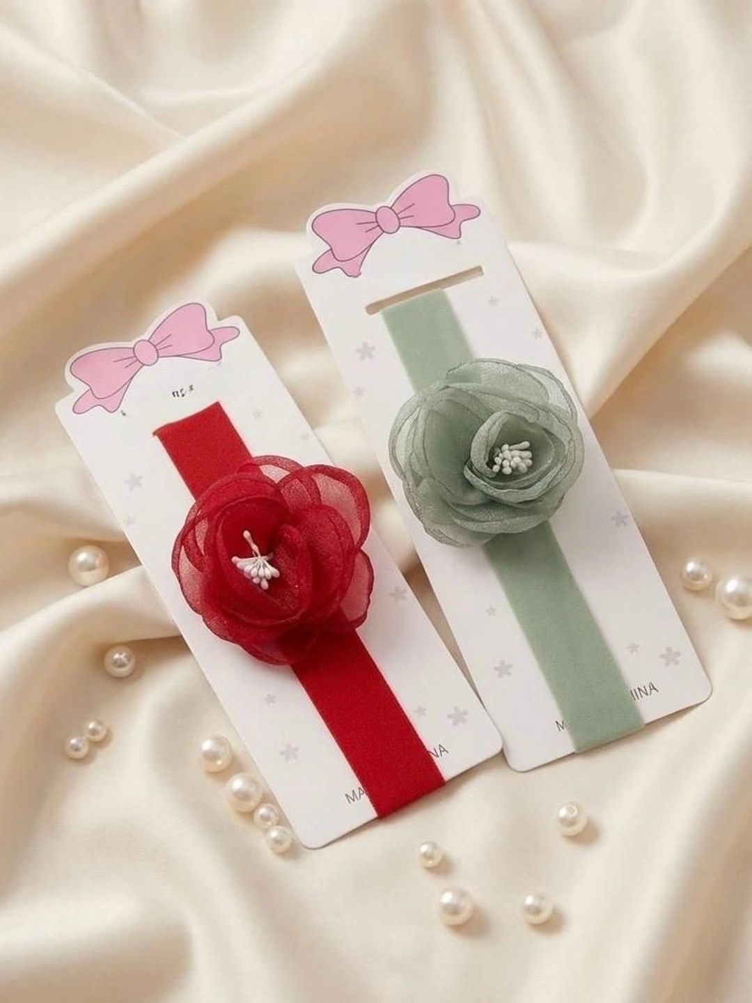 Radhya Accessories Girls Set of 2 Embellished Hairband-picture-37
