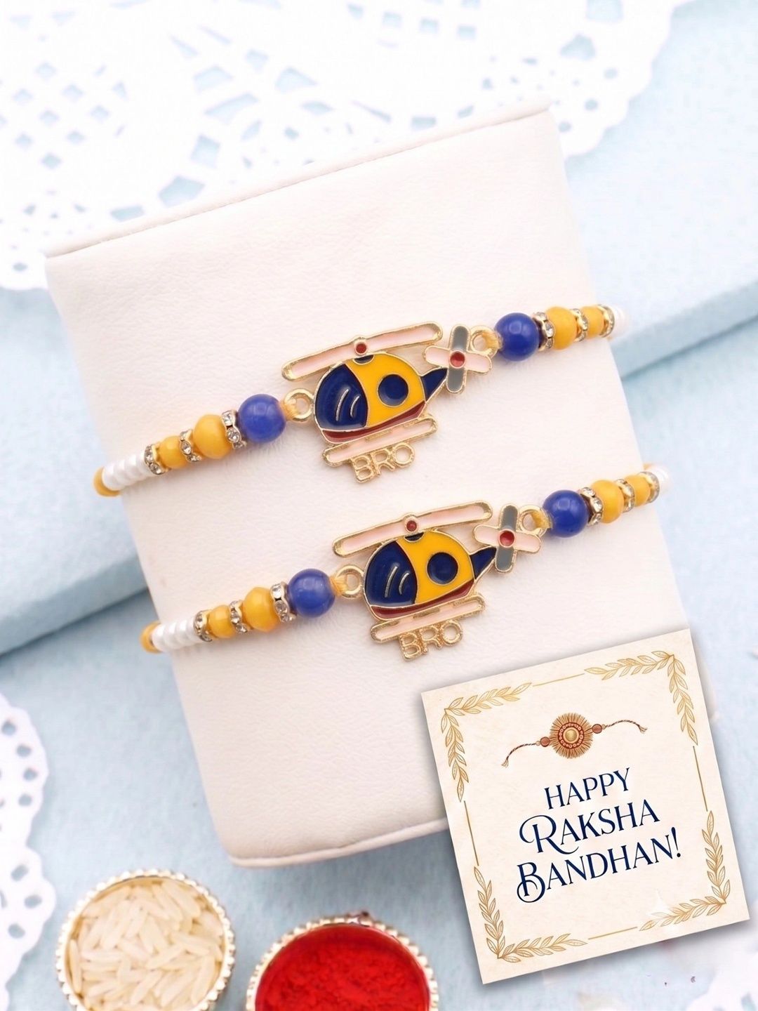 MEIRA JEWELLERY Thread Rakhi-picture-25