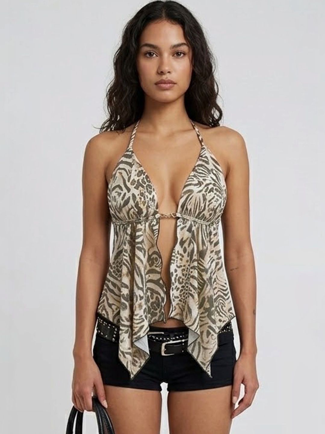 LULU & SKY Animal Print Halter Neck Top-picture-51