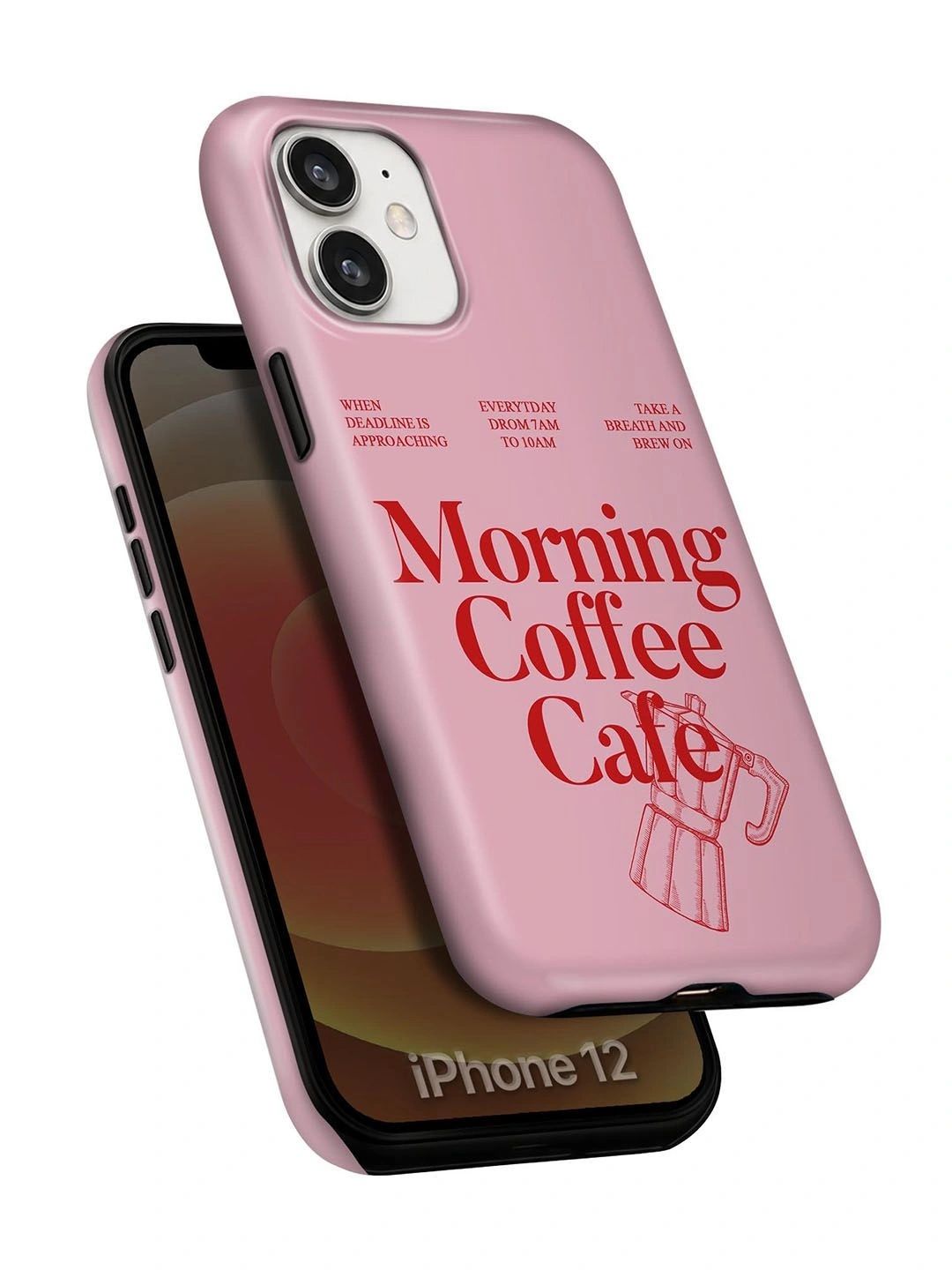 QRIOH Conversational Printed iPhone 12 Back Case Mobile Accessories-picture-25