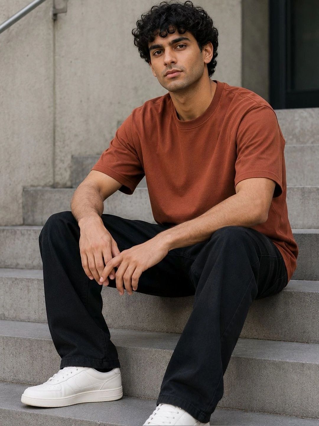 THE S LIVING Men Pure Cotton T-shirt-picture-18