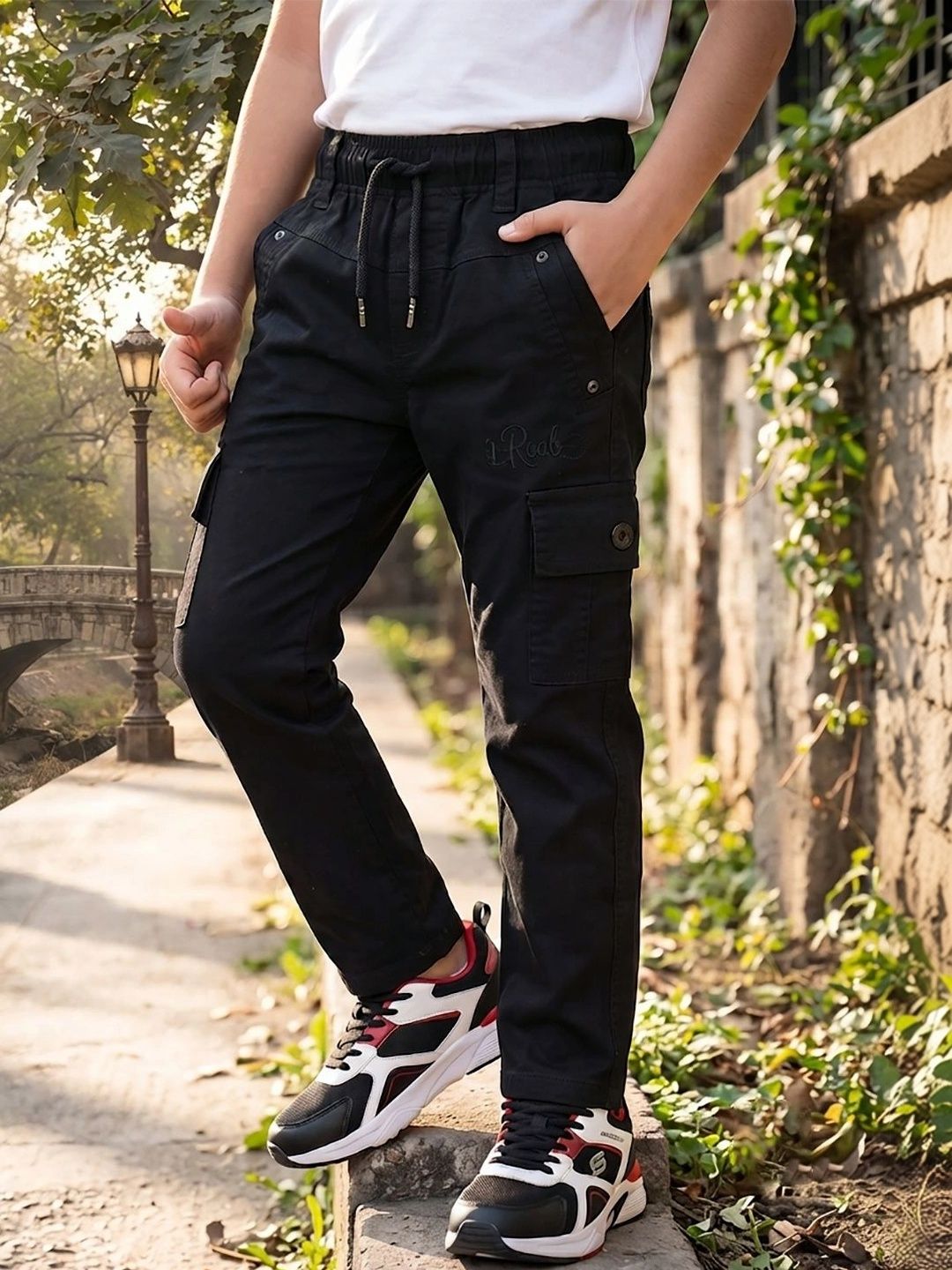 Pixel Punk Boys Regular Fit Mid-Rise Jeans-picture-49