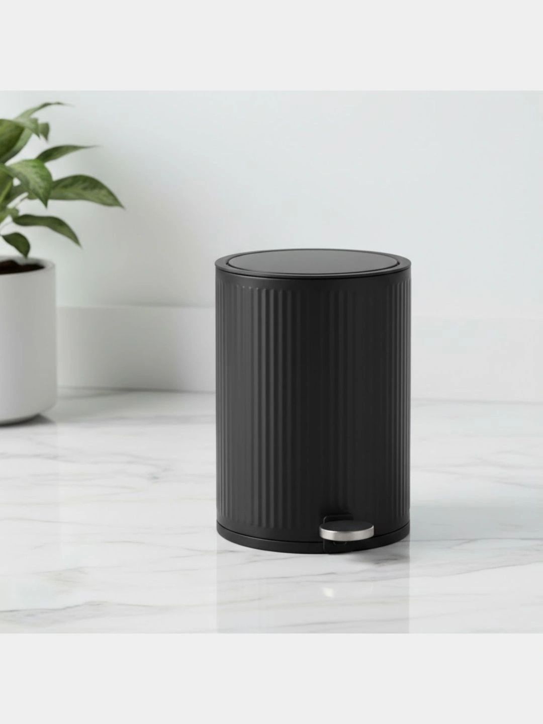 Pano Black Metal Anti Slip Durable Pedal Bins 3L-picture-57