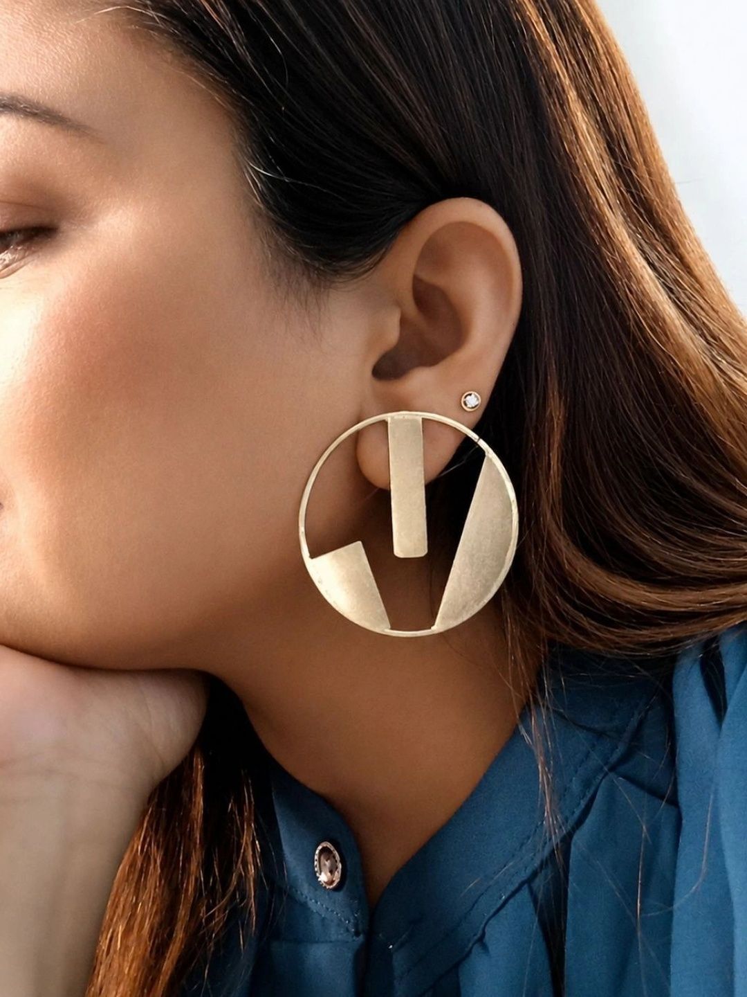Jewel Studio Komell Circular Hoop Earrings-image-46
