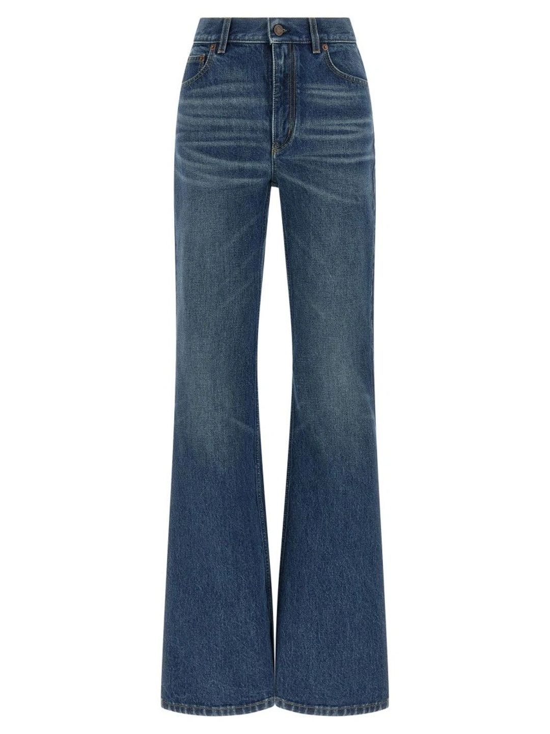 Chloe Women Flared Mid-Rise Low Distress Jeans-picture-25