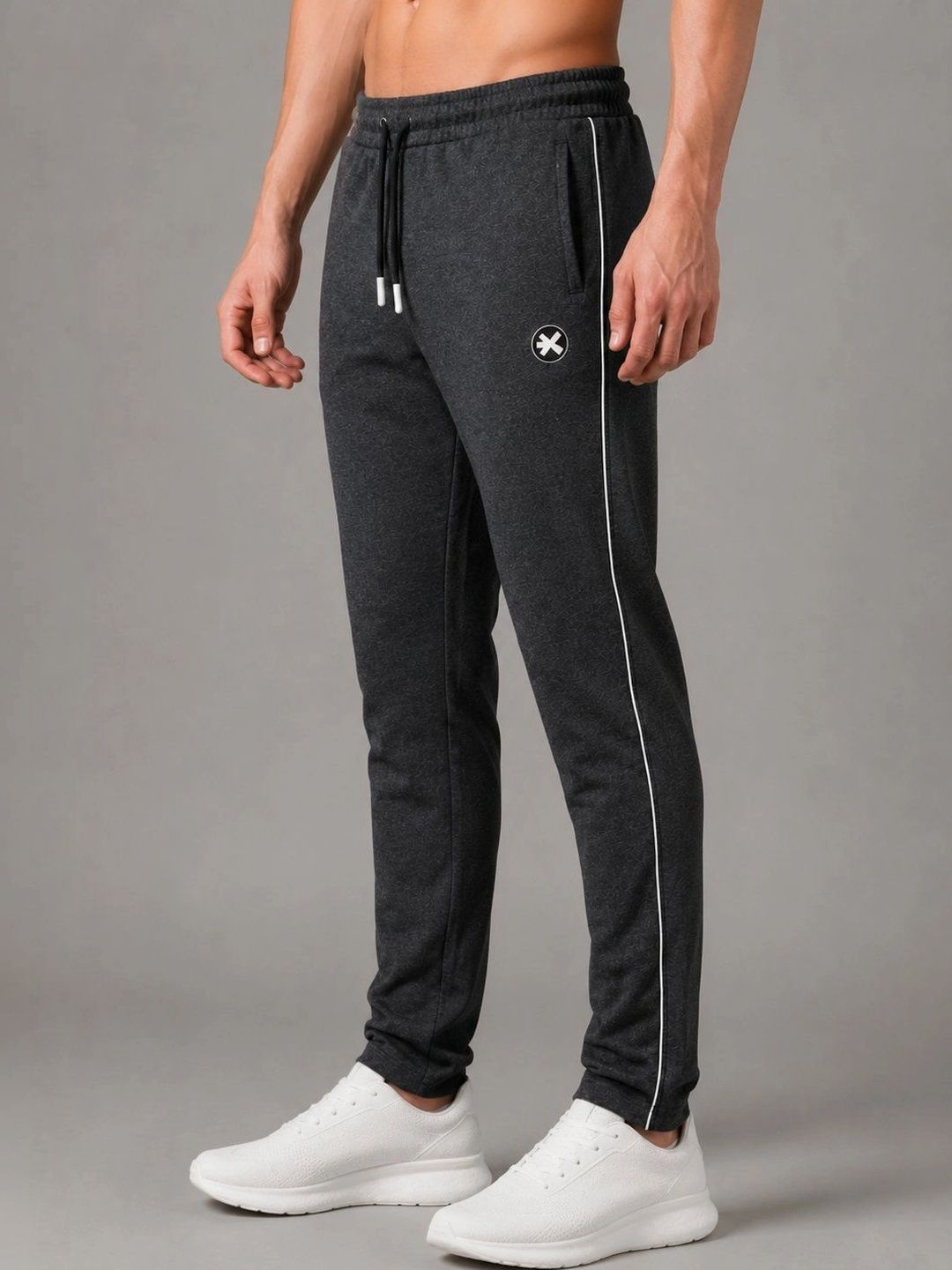 HRX by Hrithik Roshan Men Regular Fit Brand Logo Training Joggers-picture-24