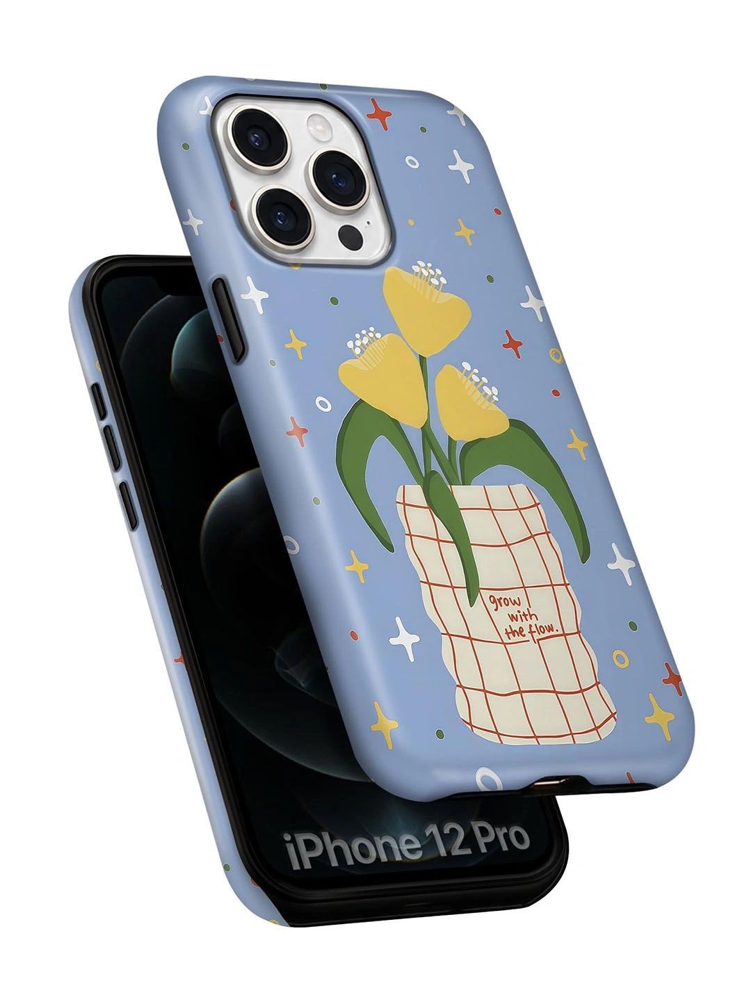 QRIOH Conversational Printed iPhone 12 Pro Back Case Mobile Accessories-picture-29