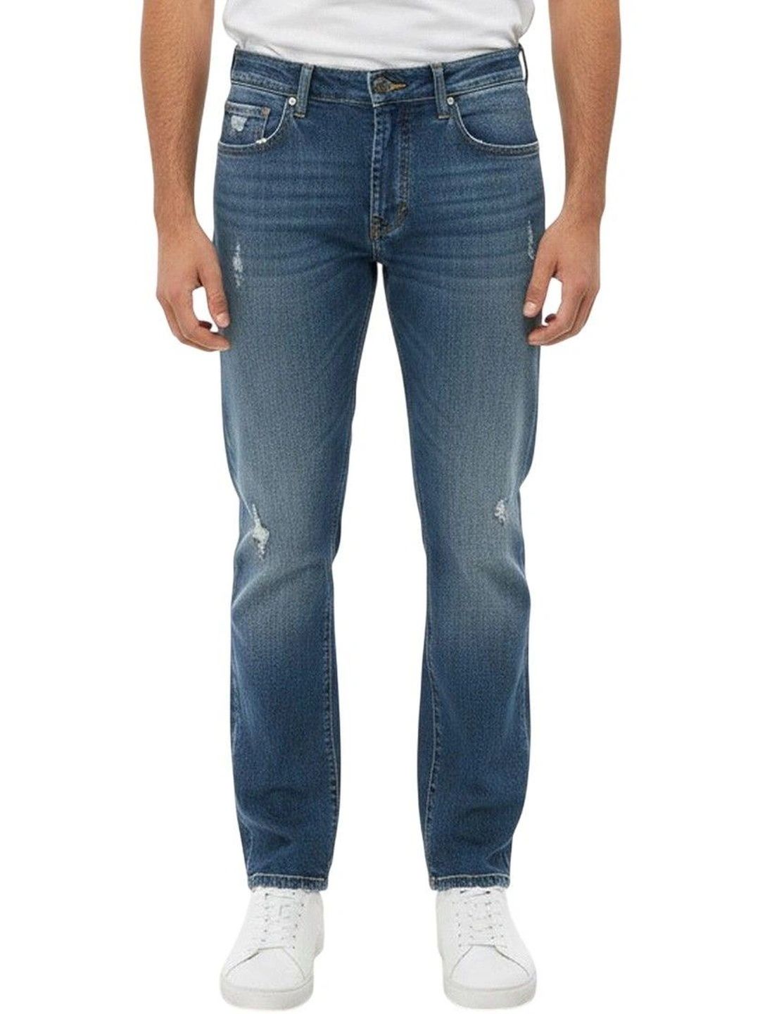 Brunello Cucinelli Men Regular Fit Mid-Rise Mildly Distressed Jeans-picture-34