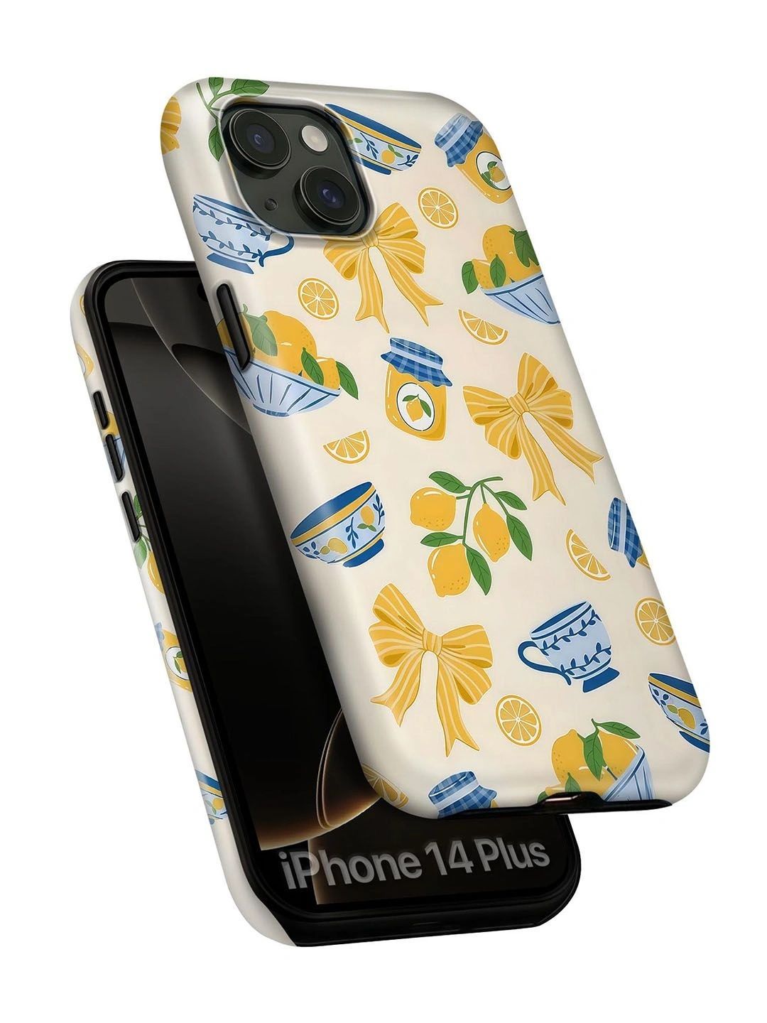 QRIOH Conversational Printed iPhone 14 Plus Back Case Mobile Accessories-image-41