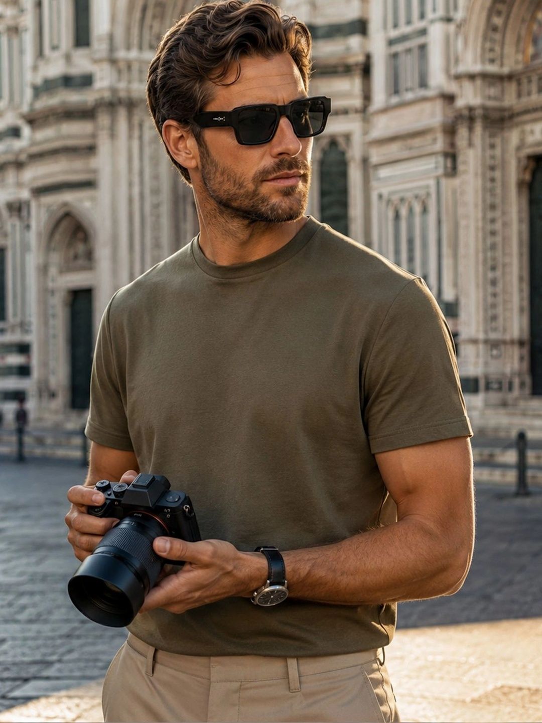 HRX by Hrithik Roshan Unisex Black Lens & Black Square Sunglasses with-picture-38