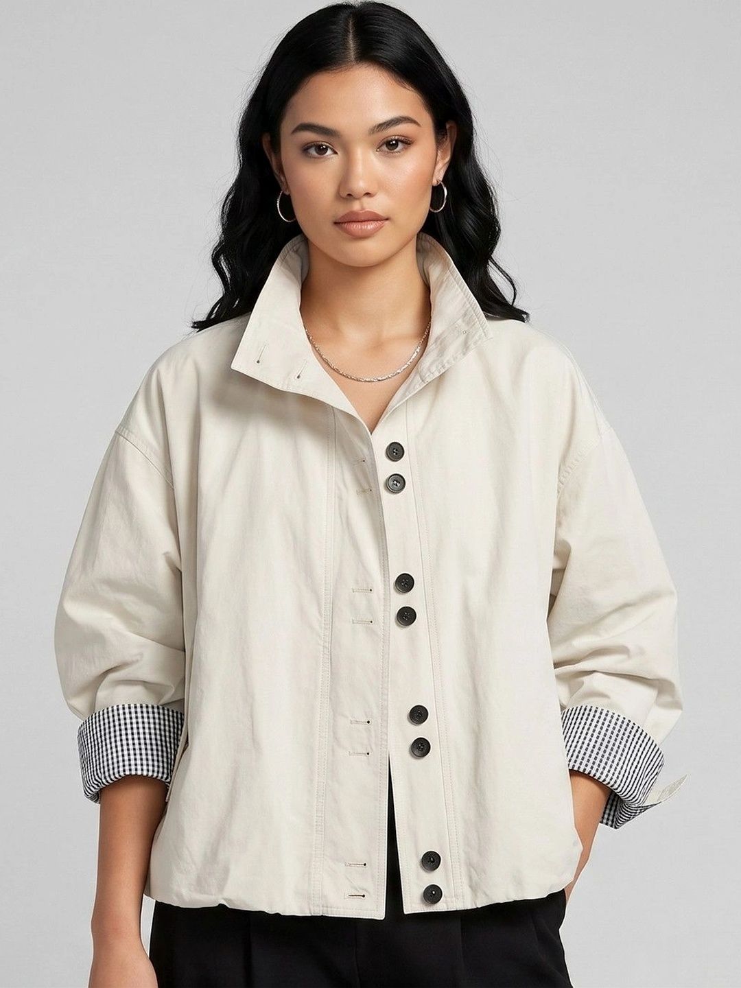 Suo Women Lightweight Open Front Jacket-picture-29