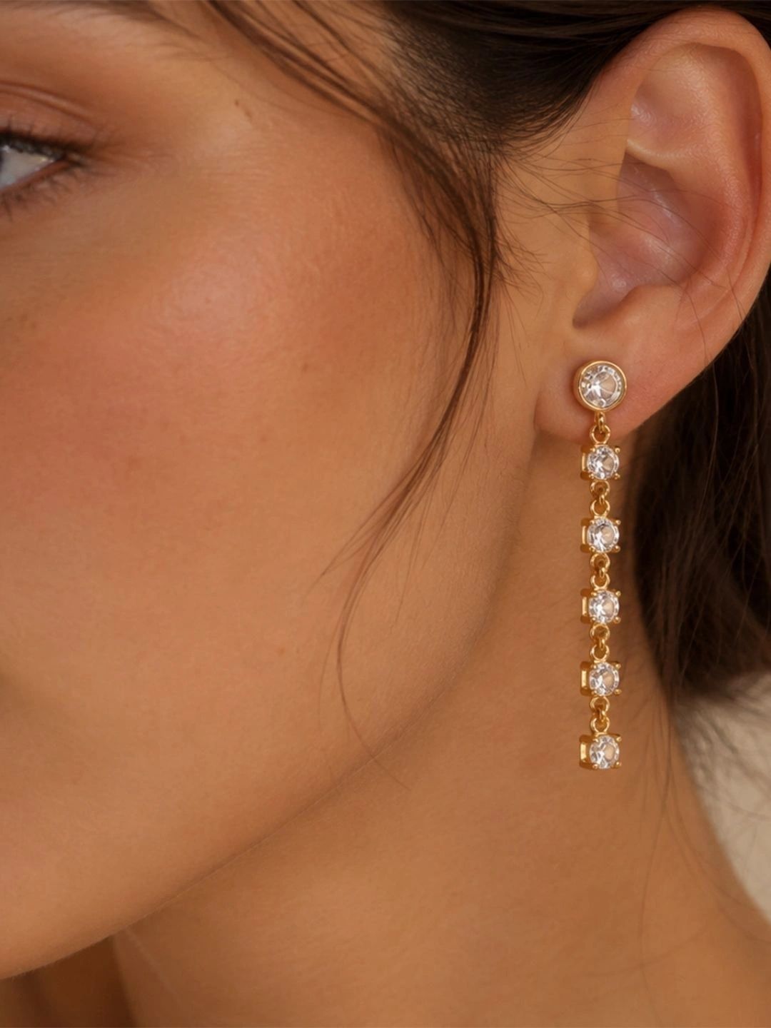 Stone Story By Shruti Geometric Drop Earrings-picture-58