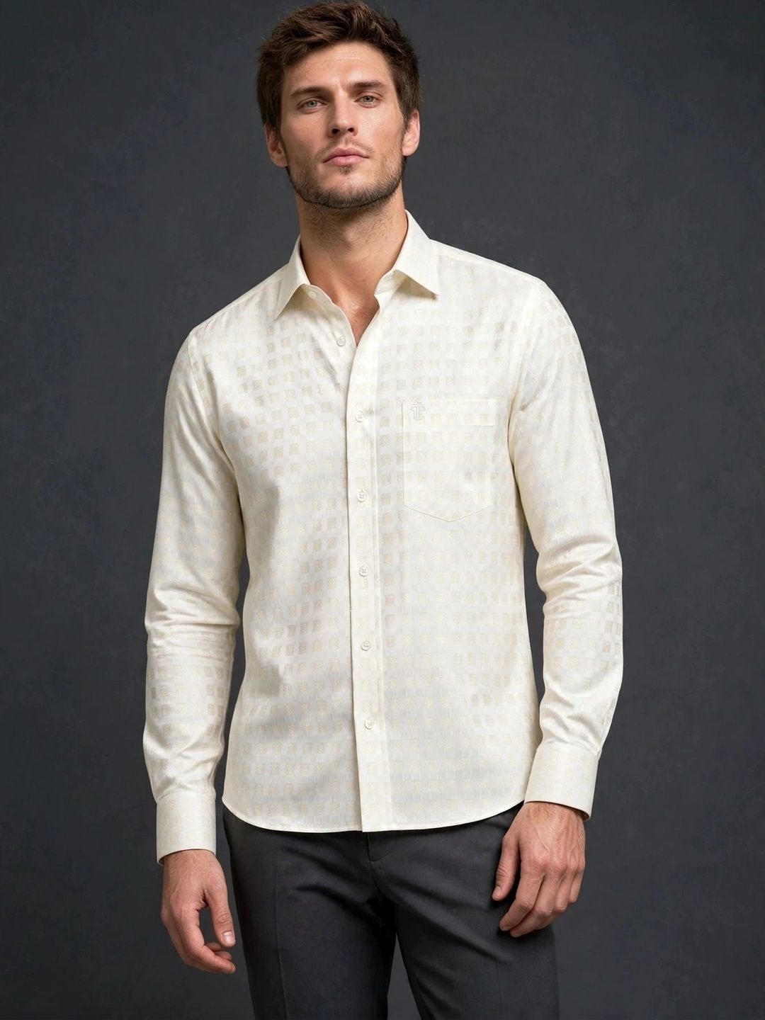 JHON TERRAIN Men Classic Formal Shirt-picture-11