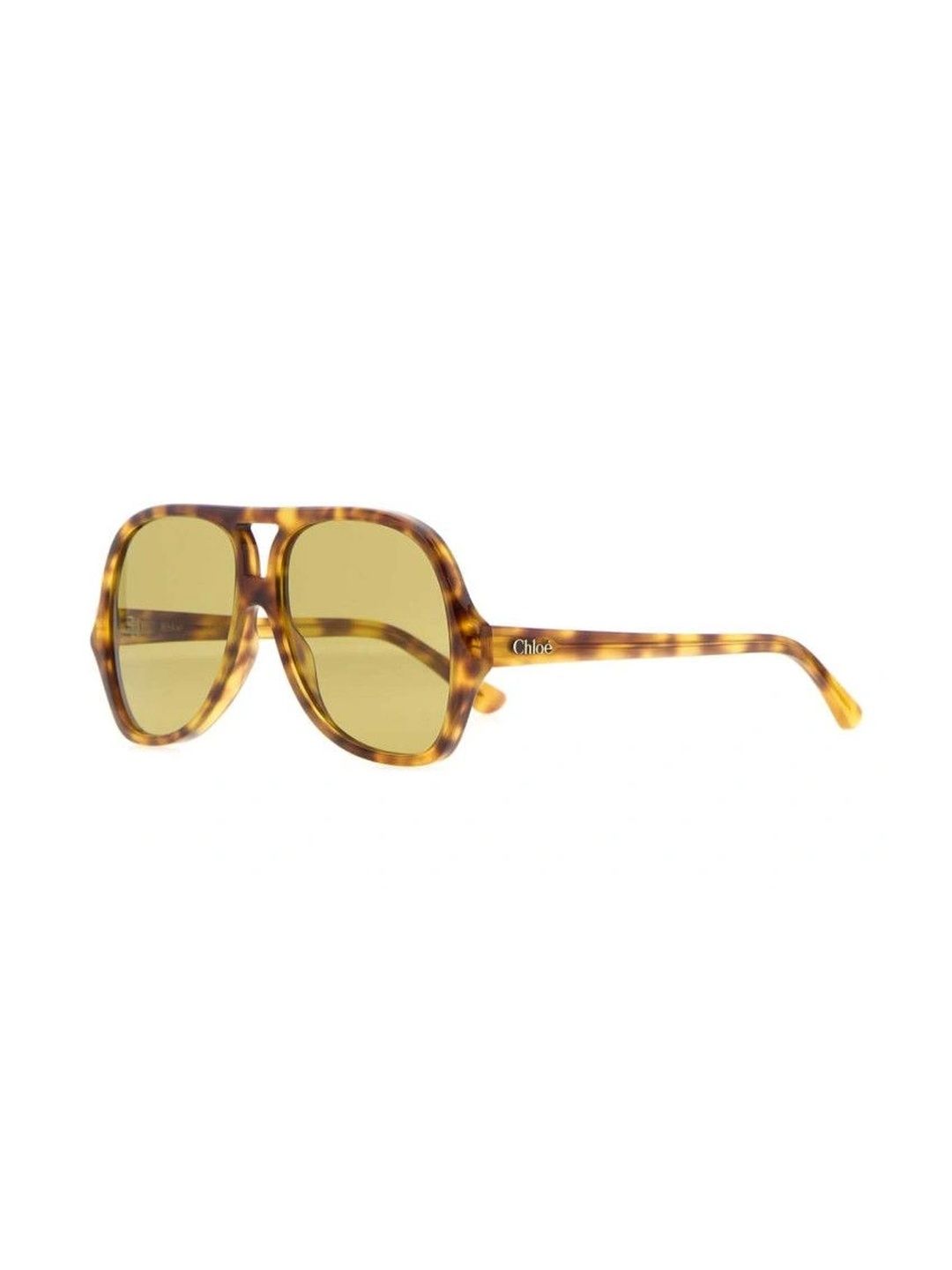 Chloe Women Brown Lens & Brown Aviator Sunglasses with-image-34
