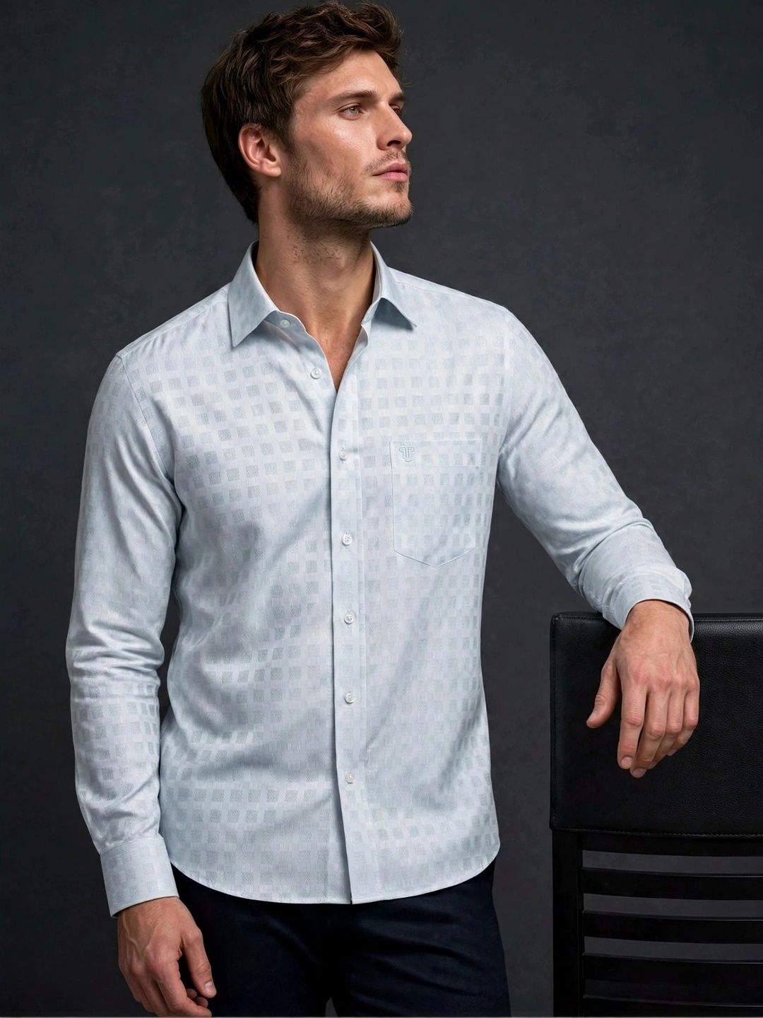 JHON TERRAIN Men Classic Casual Shirt-picture-15
