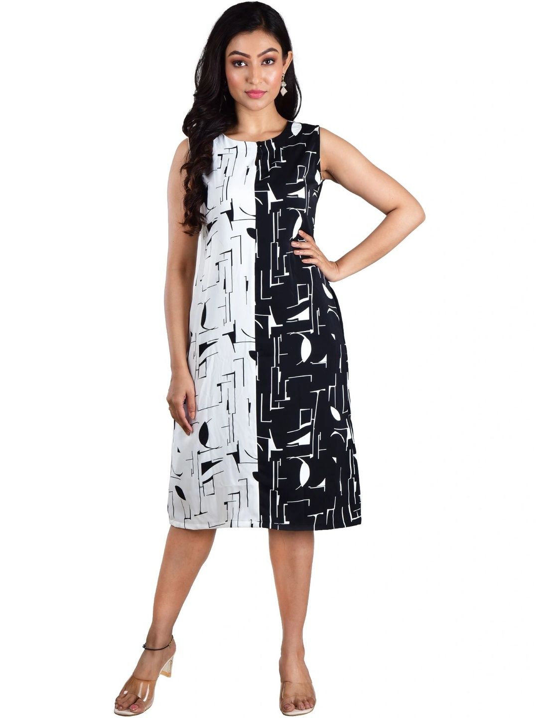 Clothe Funn Print A-Line Dress-picture-11