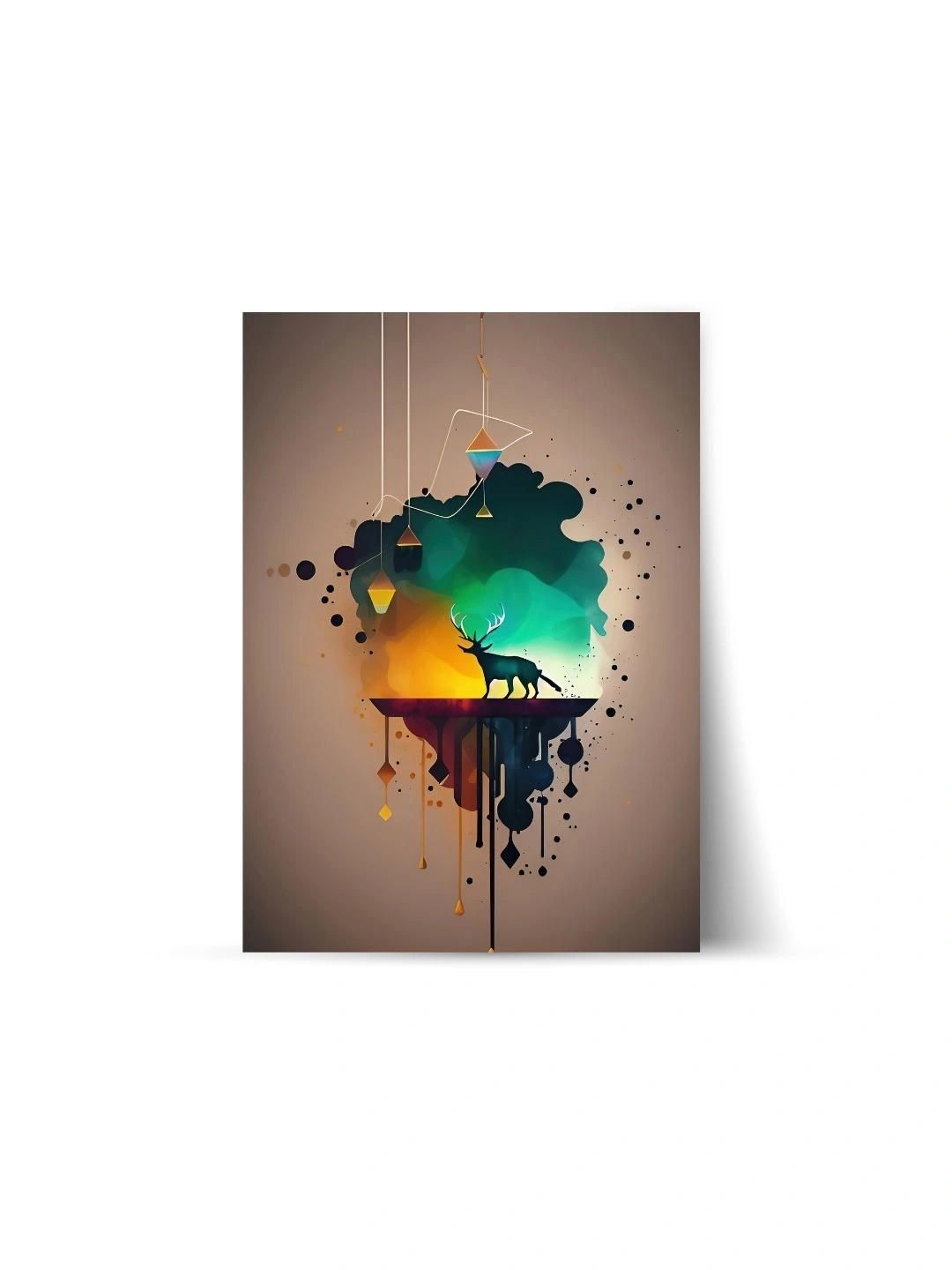 ARTOLIC Beige & Green Lamp Wall Paintings-image-11