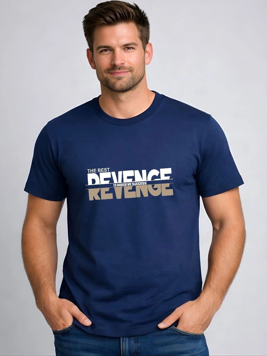 HESHA Men Typography Printed T-shirt-picture-42
