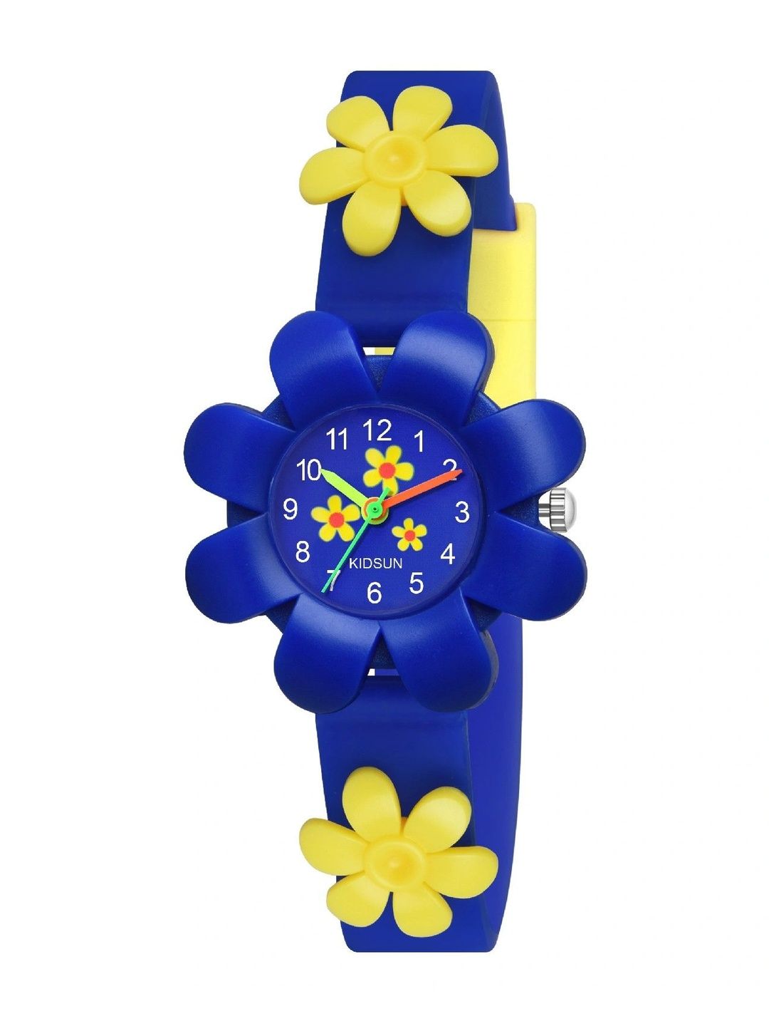 KIDSUN Girls Printed Dial & Straps Analogue Multi Function Watch W920_BLUE_FLOWER-picture-40
