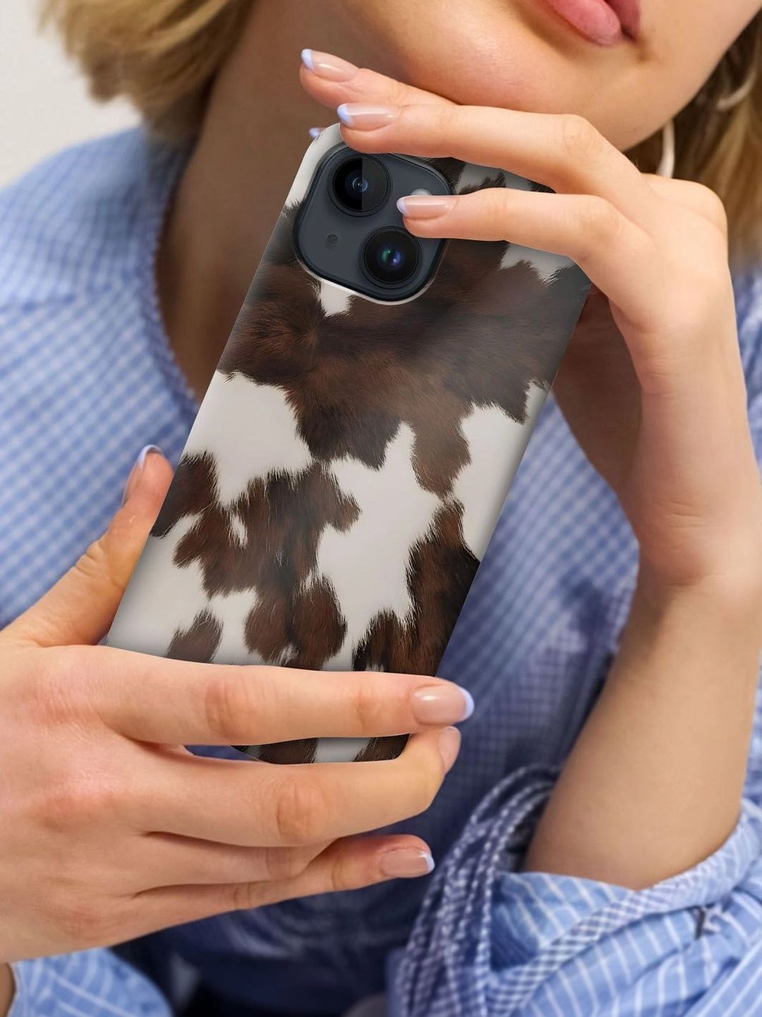 QRIOH Quirky Printed iPhone 12 Back Case Mobile Accessories-image-1